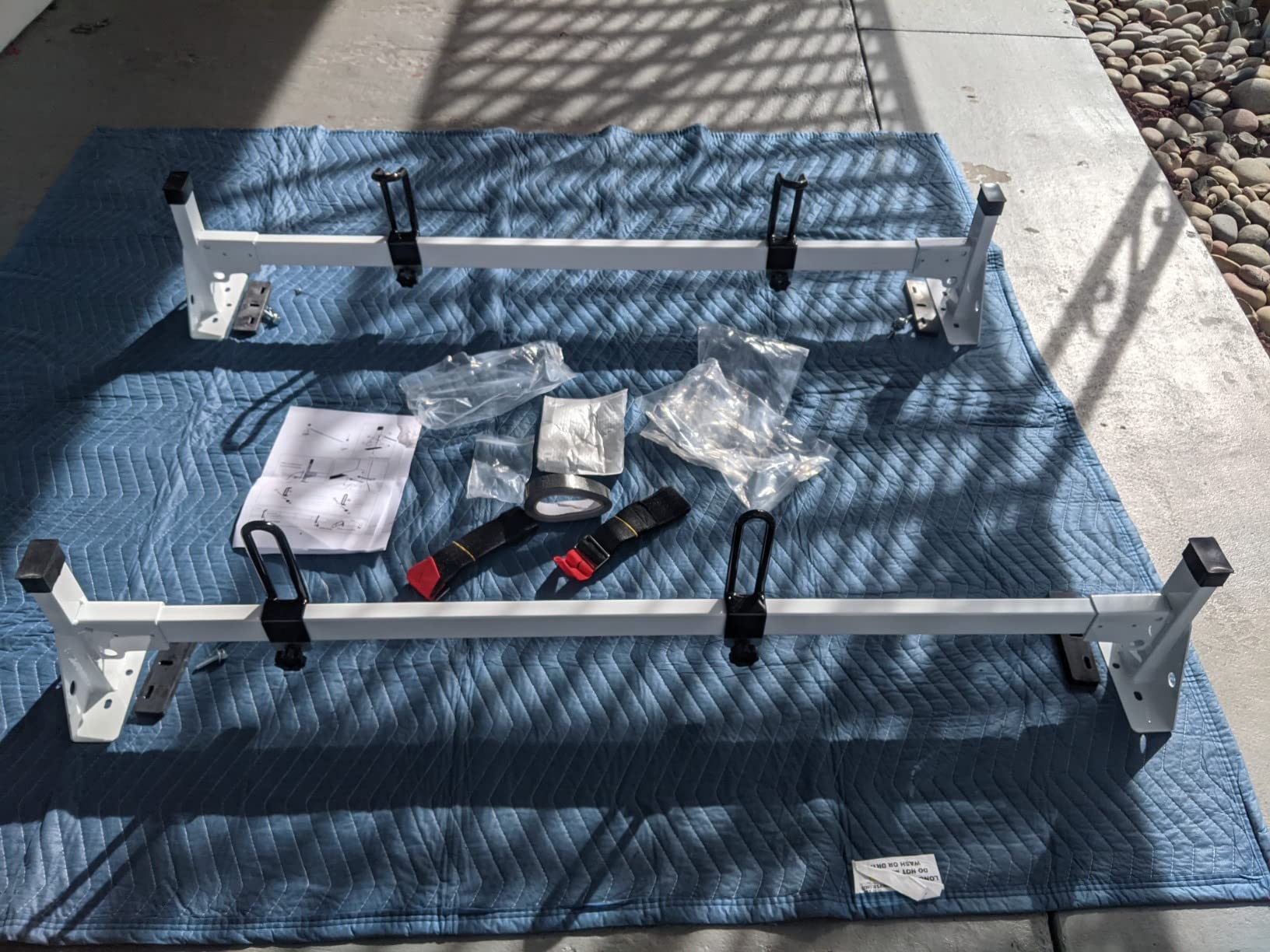 MELIPRON Van Roof Ladder Rack Fit for Ford Transit, 800 lbs Capacity customer photo 2