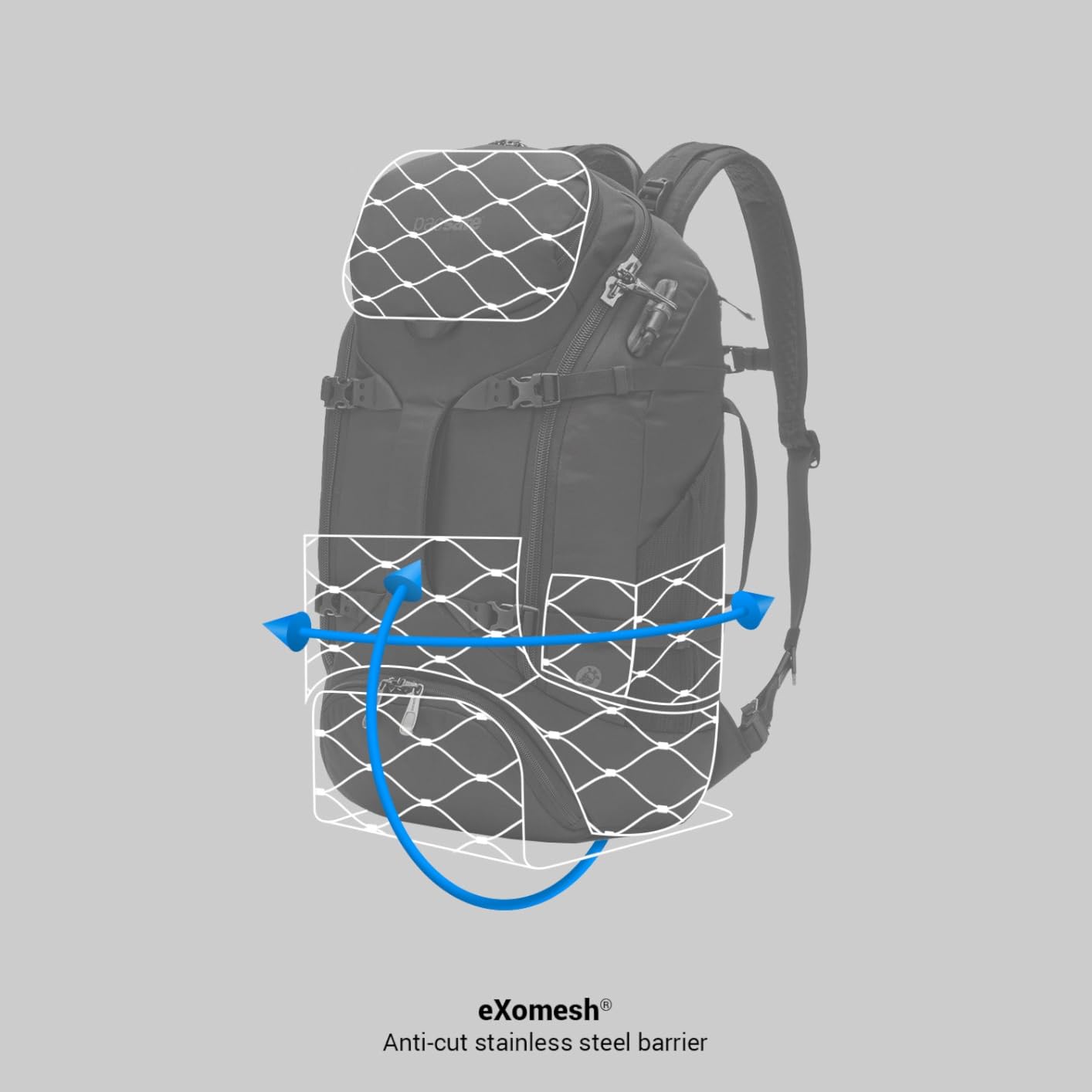 Pacsafe Venturesafe EXP35 Anti Theft Travel Backpack, Black customer photo 2
