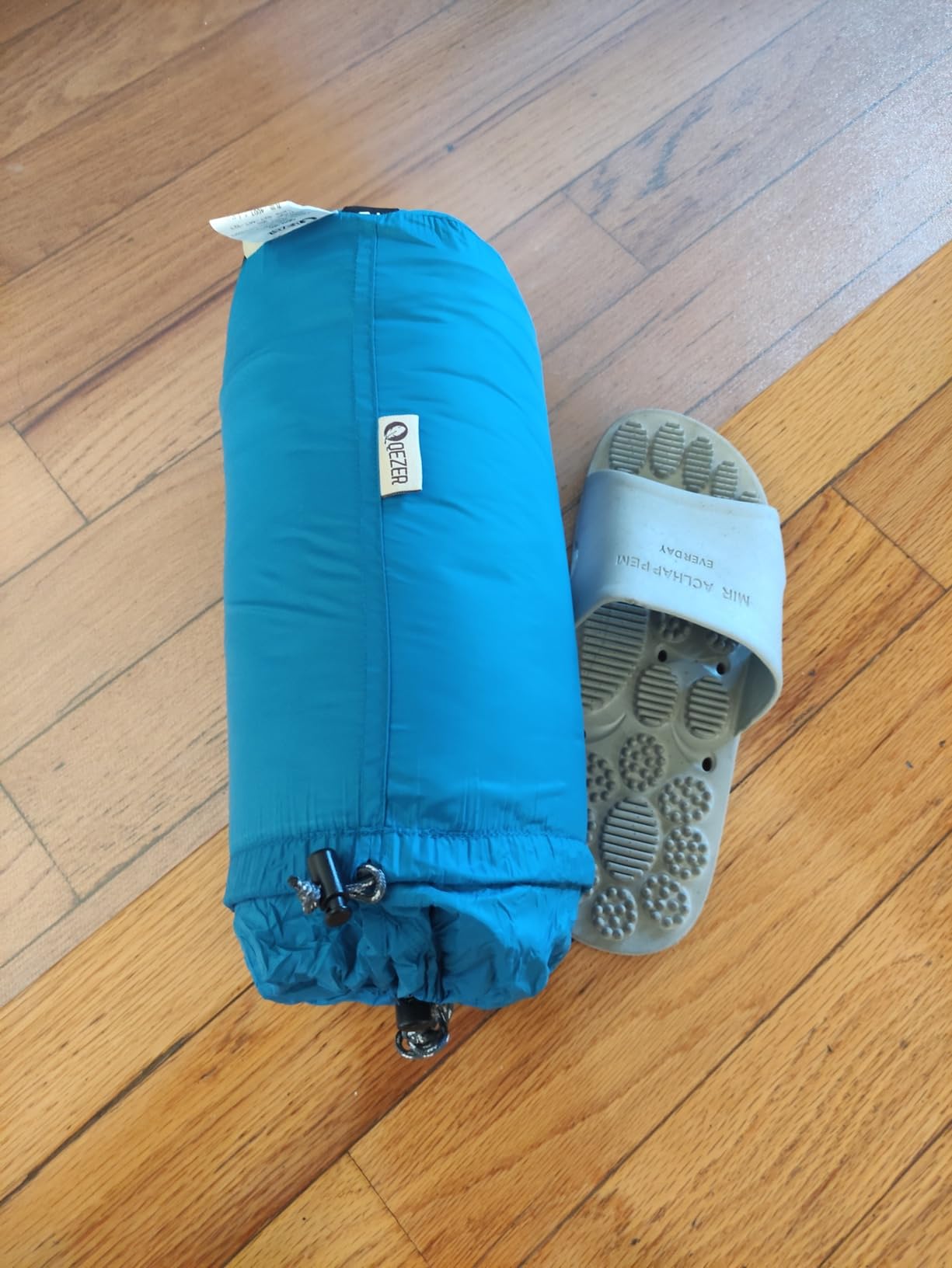 Ultralight Down Sleeping Bag for Adults, 600 Fill Power Backpacking customer photo 2