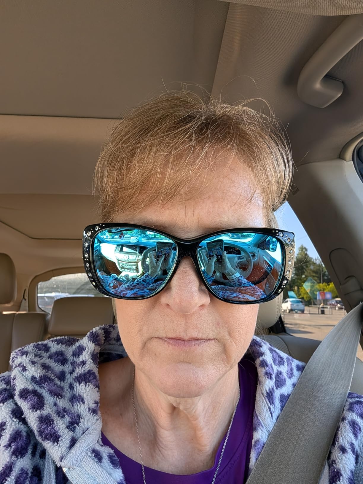 Sunglasses that Fit Over Glasses for Women UV Protection Polarized and HD Vision Fitover Eyeglasses customer photo 2