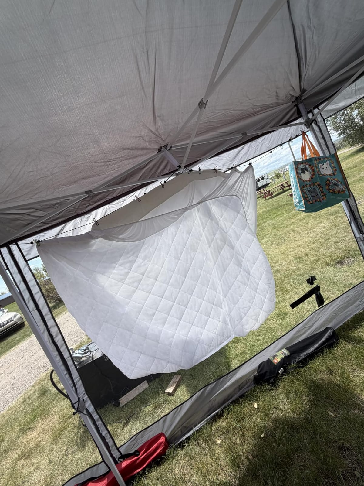Retractable Portable Travel Clothesline Camping Clothing Line with 12 Clips customer photo 1