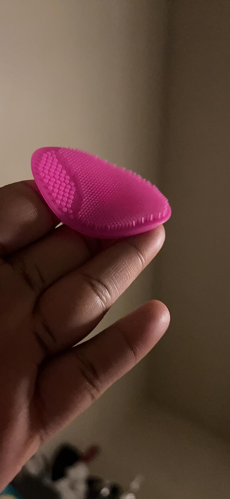 Silicone Facial Cleansing Brush - Face Scrubber & Exfoliator for Deep Cleaning, Blackhead & Acne Pore Care customer photo 2