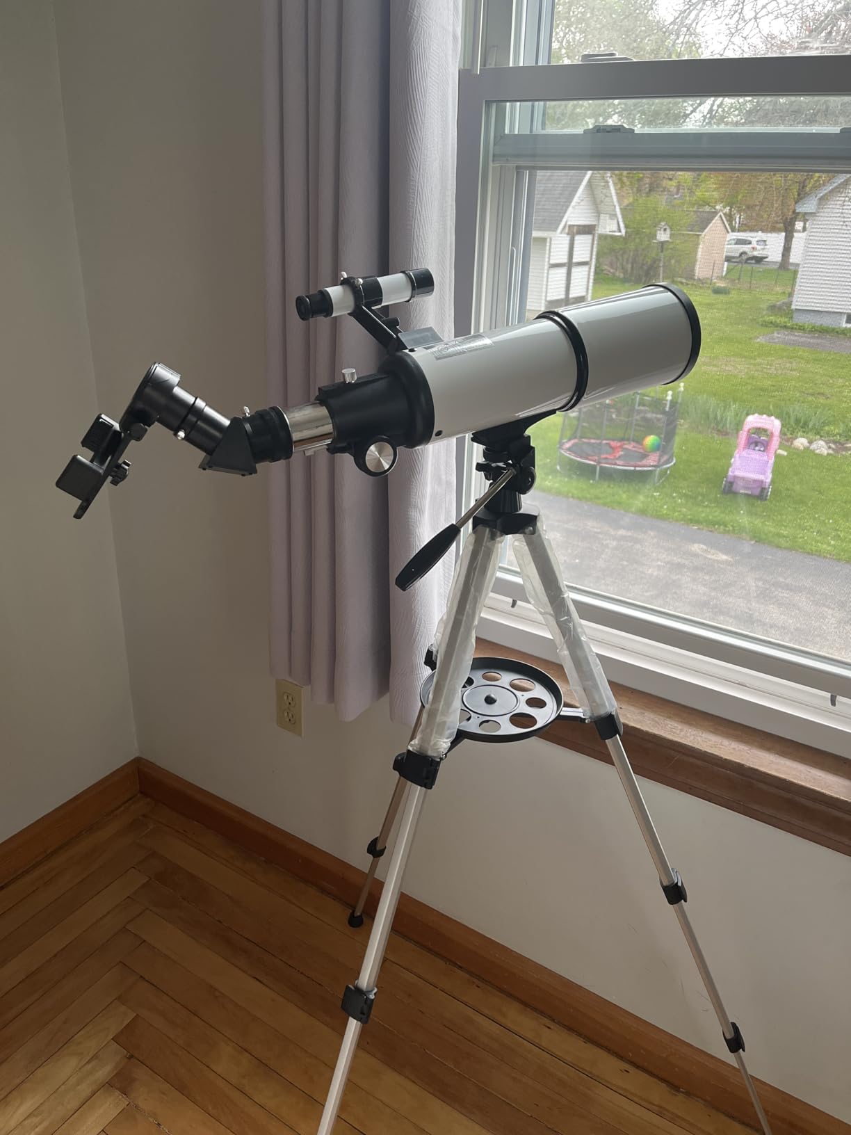 Koolpte Telescope for Adults & Beginner Astronomers - 80mm Aperture 600mm Fully Multi-Coated High Transmission Coatings with AZ Mount Tripod Phone Adapter, Carrying Bag, Wireless Control. customer photo 1