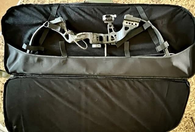 SUNYA Compound Bow Case with Molle System - Neoprene Bow String Protection & Padded Shoulder Sling - Soft Carrying Case for Archery Accessories, Equipment customer photo 1