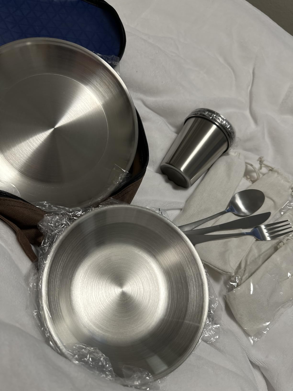 Odoland Stainless Steel Camping Mess Kit for Outdoor Family & Person customer photo 1