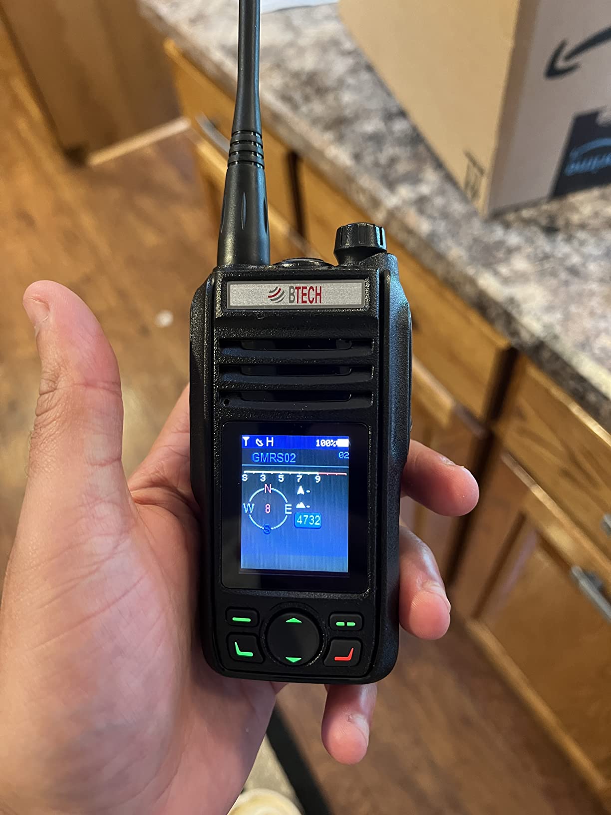 BTECH GMRS-PRO 5W Long-Range GMRS Radio - IP67 Waterproof, Bluetooth VOX, GPS, Texting, NOAA, Compass, Dual-Band Scanner, Off-Grid Location Sharing, Two-Way Walkie Talkie customer photo 1