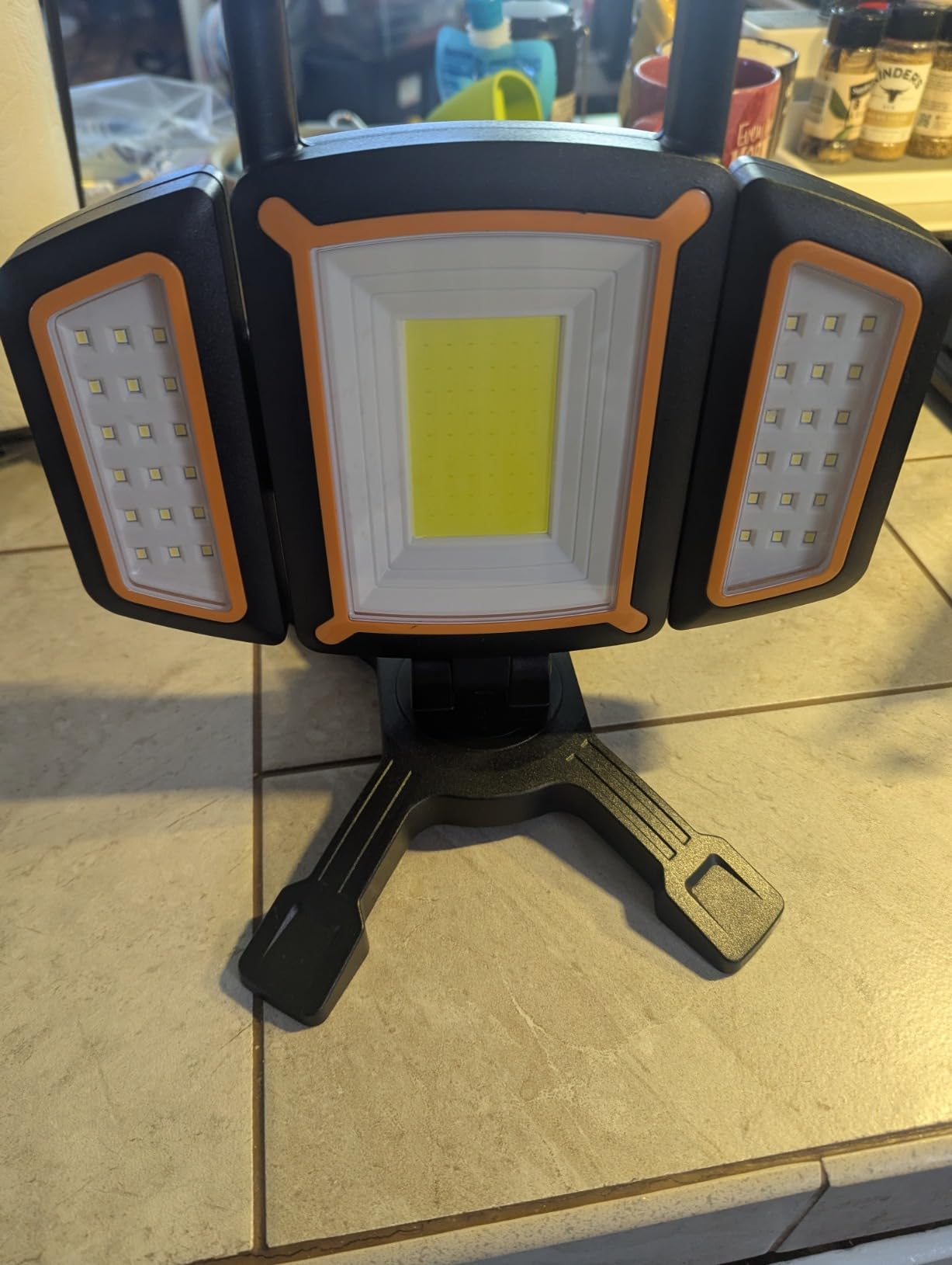 TRESDA 3000LM Rechargeable Work Light, Magnetic LED, Foldable & Portable customer photo 1