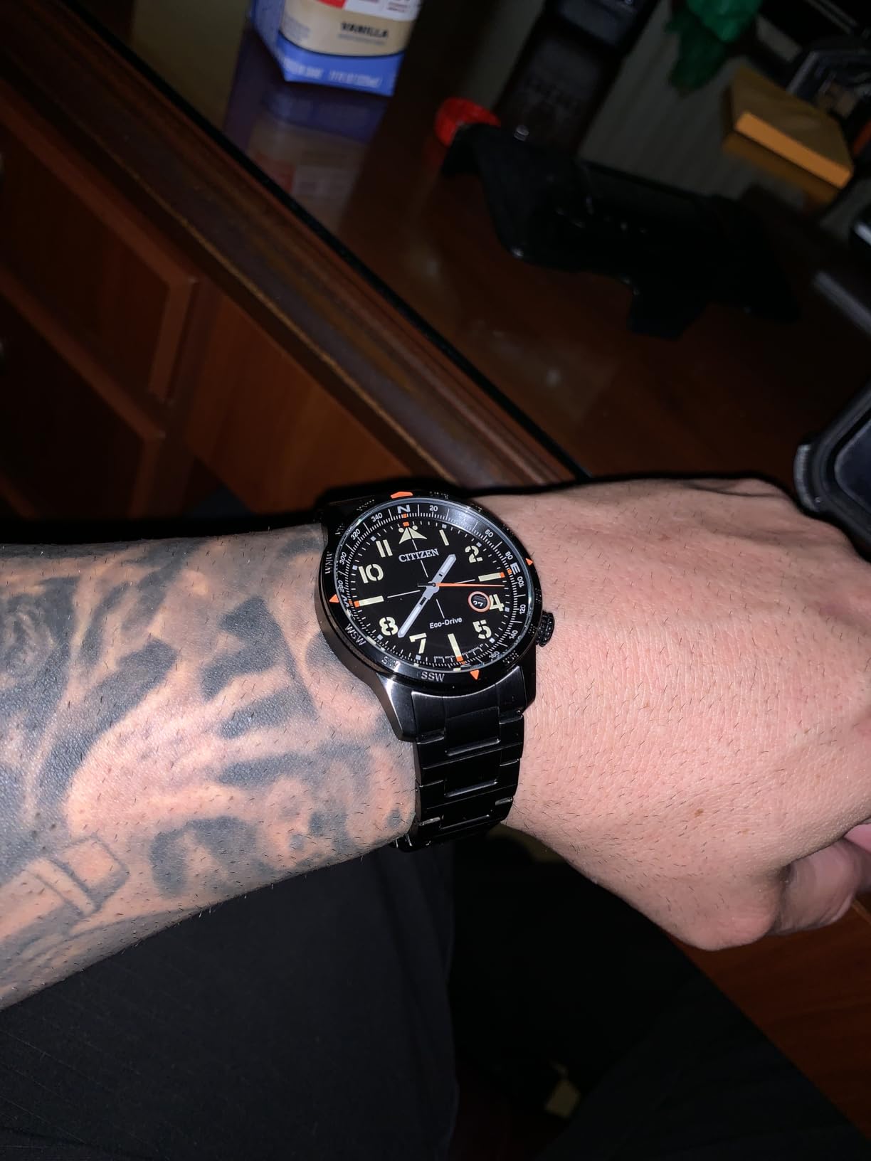 Citizen Men's Eco-Drive Weekender Avion Field Watch customer photo 2