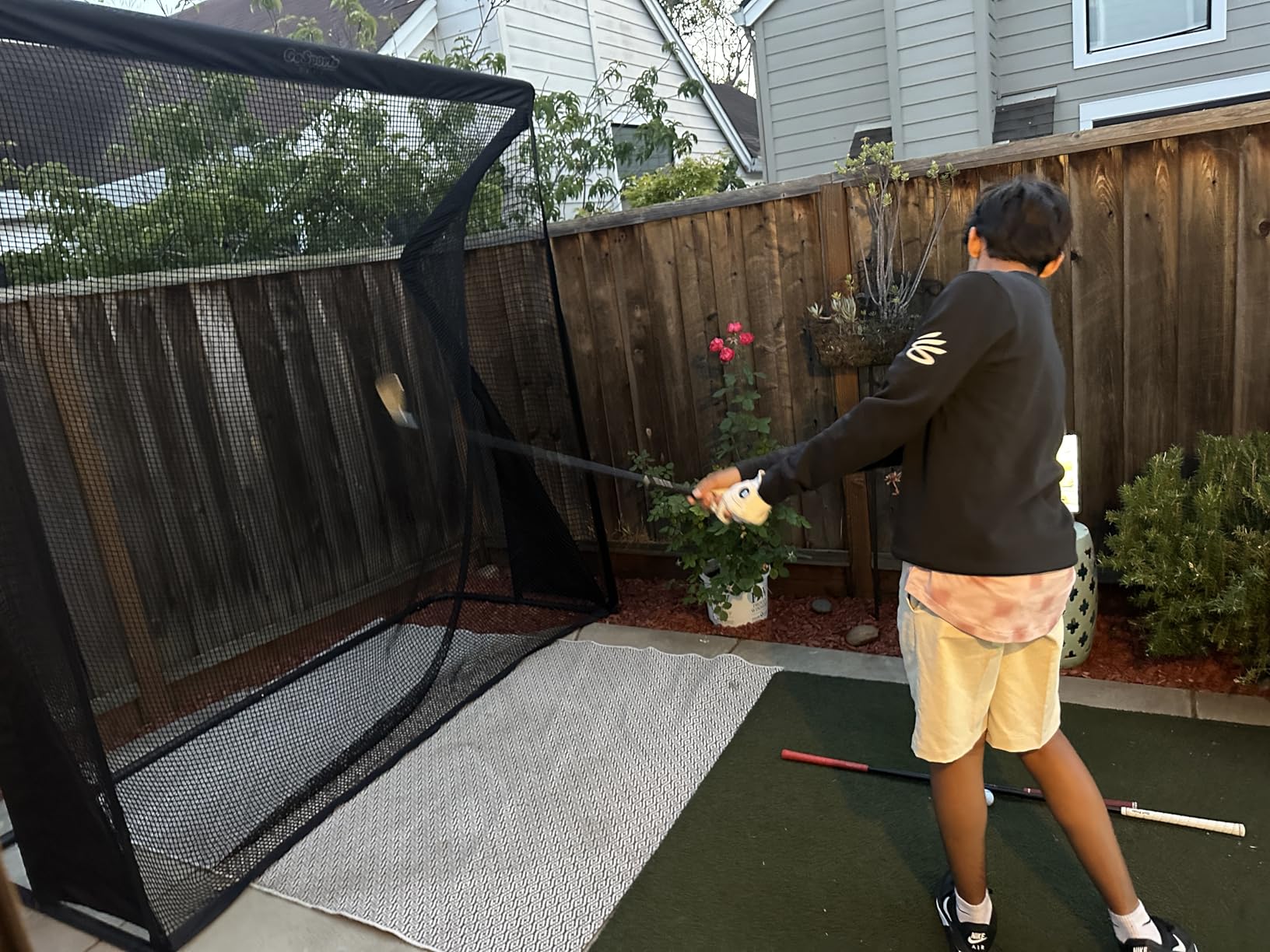 GoSports Golf Net Elite - Steel Frame Practice Golf Hitting Nets customer photo 1