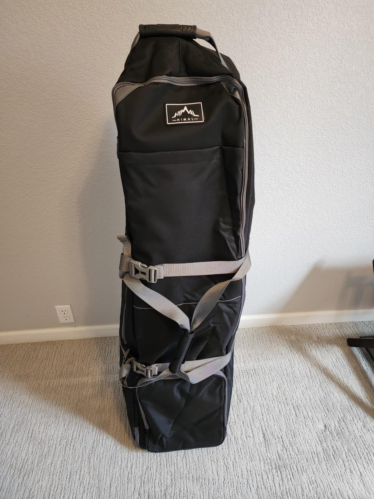 Golf Travel Bag with Adjustable Support Rod, 900D Heavy Duty Oxford Fabric customer photo 2