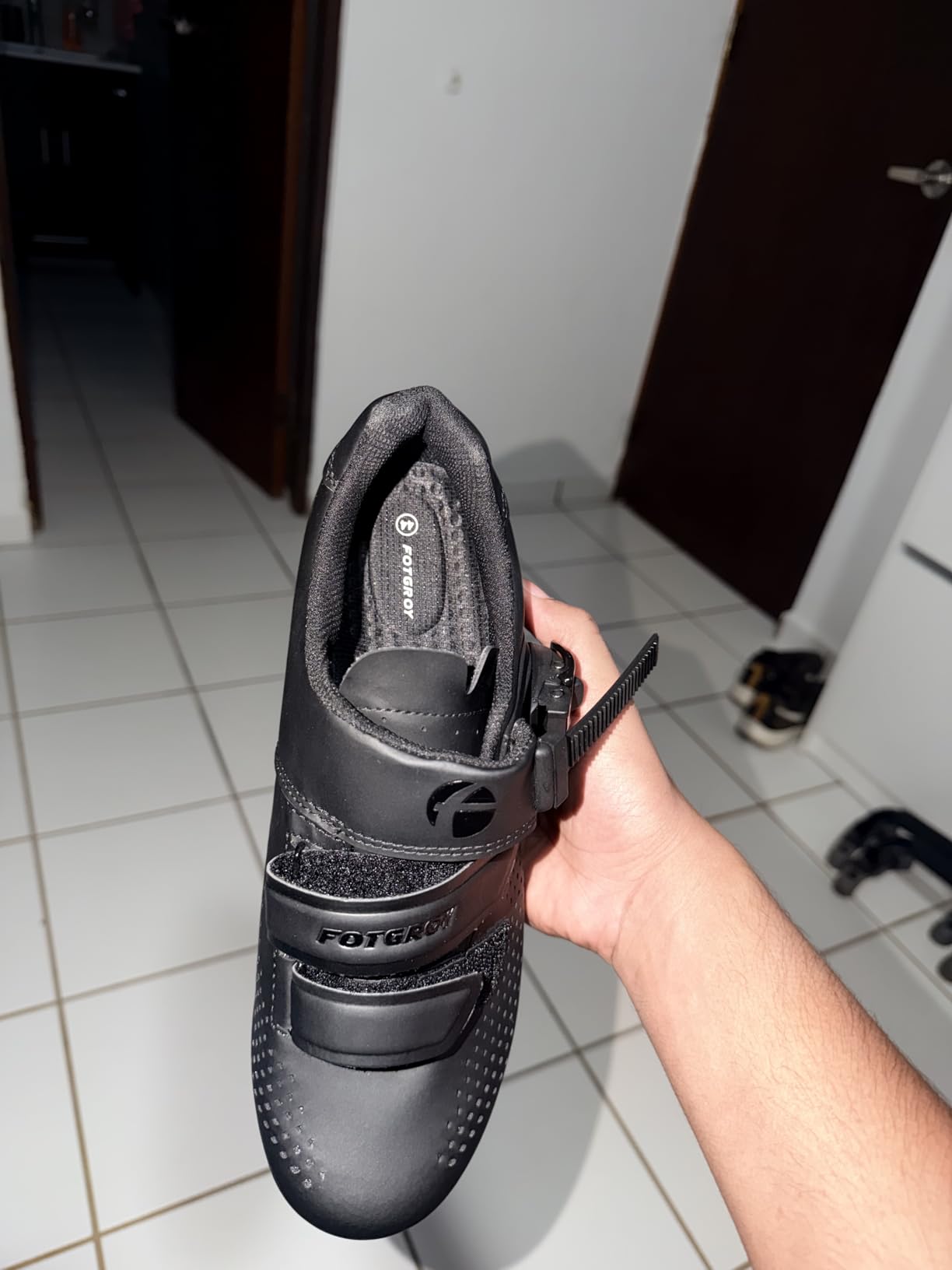Mens Mountain Bike Cycling Shoes Women, MTB-Shoes Compatible Installation SPD Cleats customer photo 2