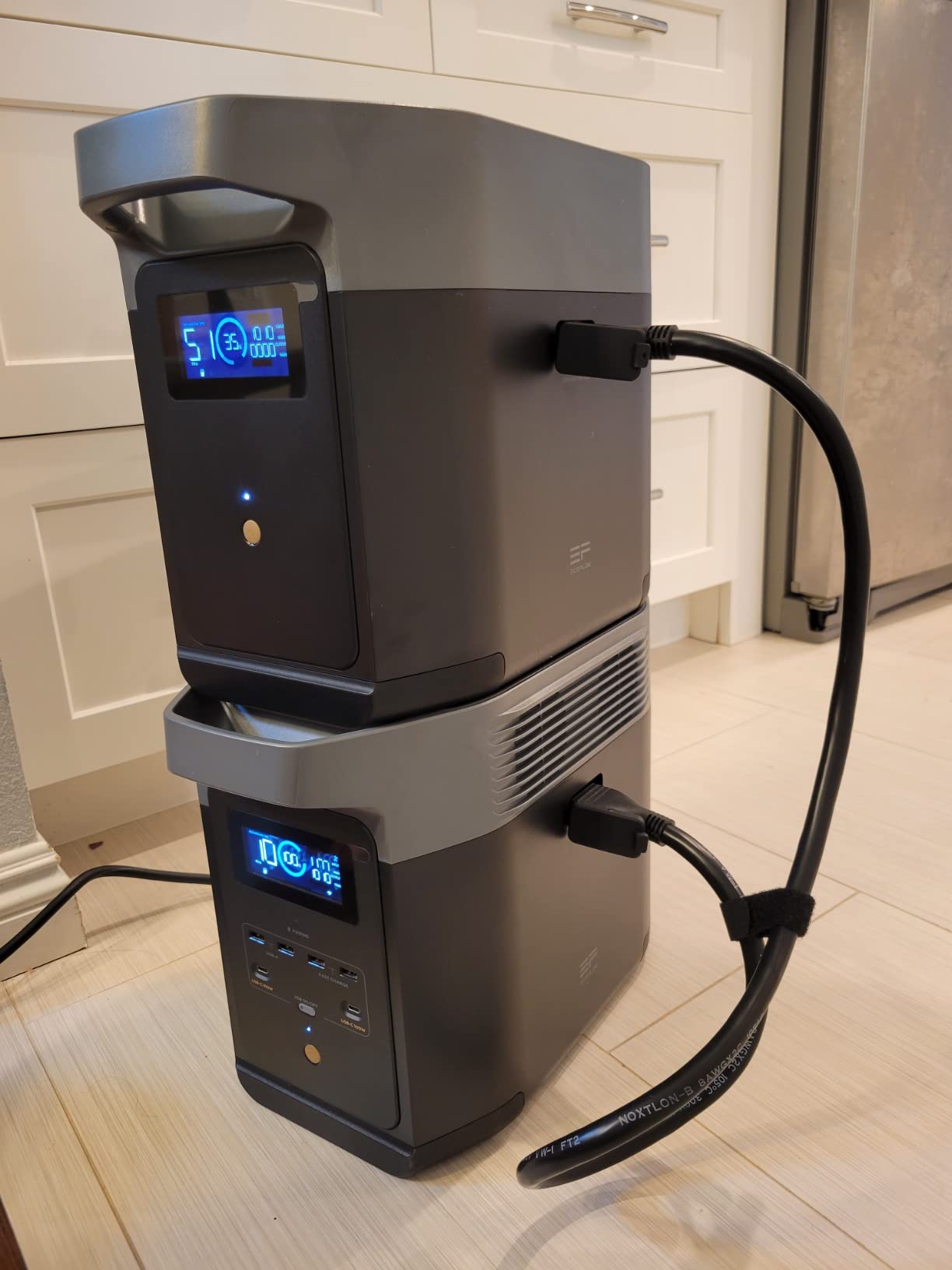 EF ECOFLOW Portable Power Station Delta 2, 1024Wh, 1800W, LiFePO4 Battery, 1800W AC/100W USB-C Output, Solar Generator for Home Backup Power, Camping & RVs customer photo 2