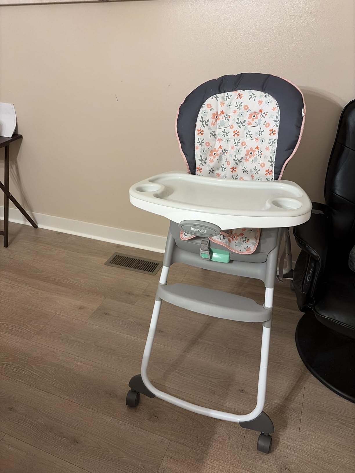 Ingenuity Full Course 6-in-1 High Chair - Baby to 5 Years Old, 6 Convertible Modes, 2 Dishwasher Safe Trays - Astro customer photo 1
