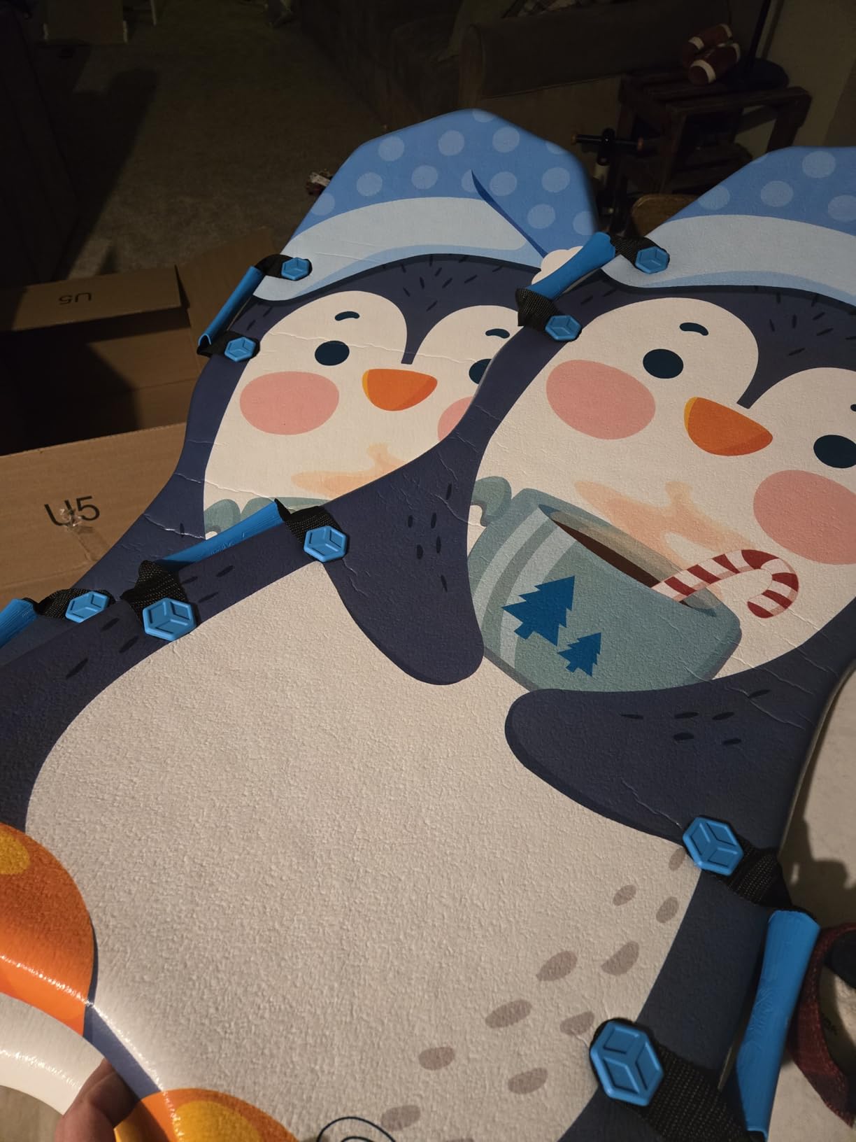 Sunlite Sports 45” Foam Snow Sled for Kids & Adults, Durable Reinforced Bottom, Sturdy Fabric Stitching & Easy-Carry Design for Winter Family Fun customer photo 1
