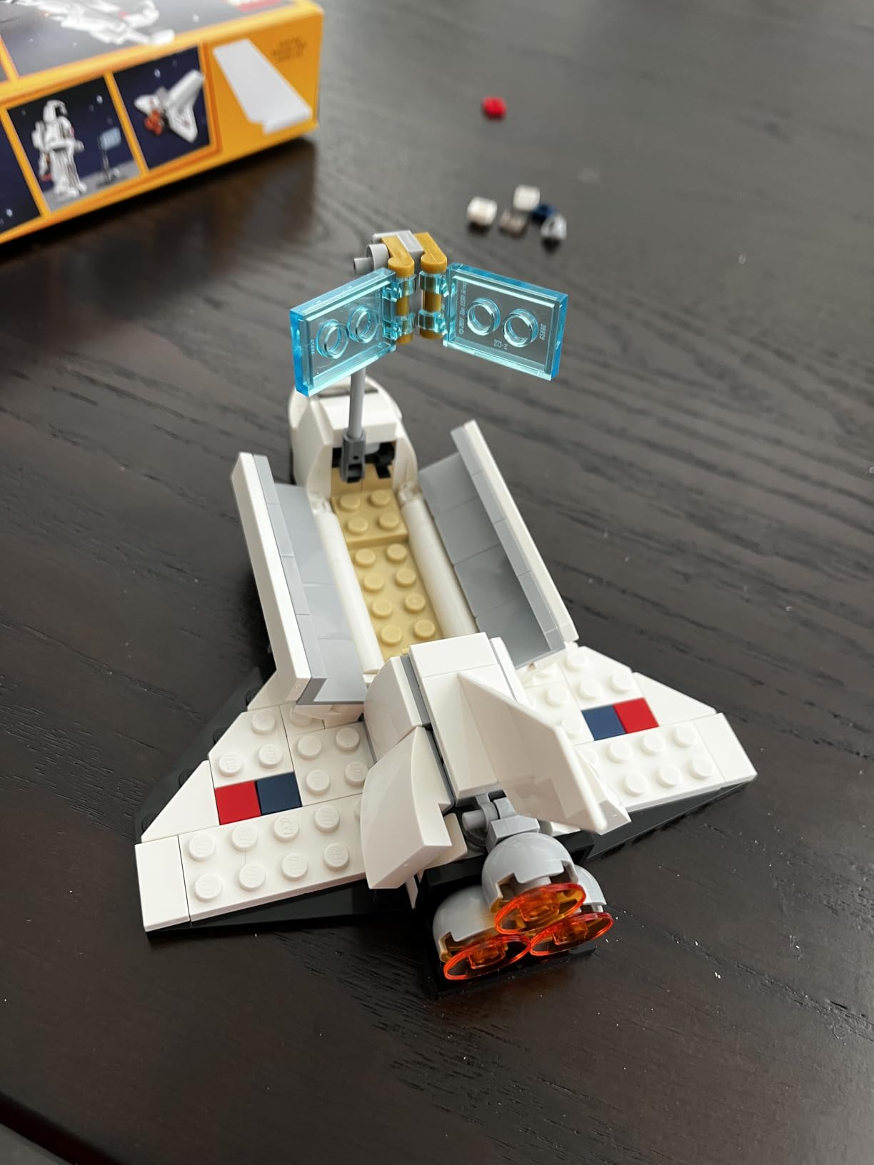 LEGO Creator 3 in 1 Space Shuttle Toys - Space Toys Building Set for Boys & Girls, Ages 6+ - Option to Build 2 Spaceships or Astronaut - Educational Gift for Kids Birthday & Holidays - 31134 customer photo 2