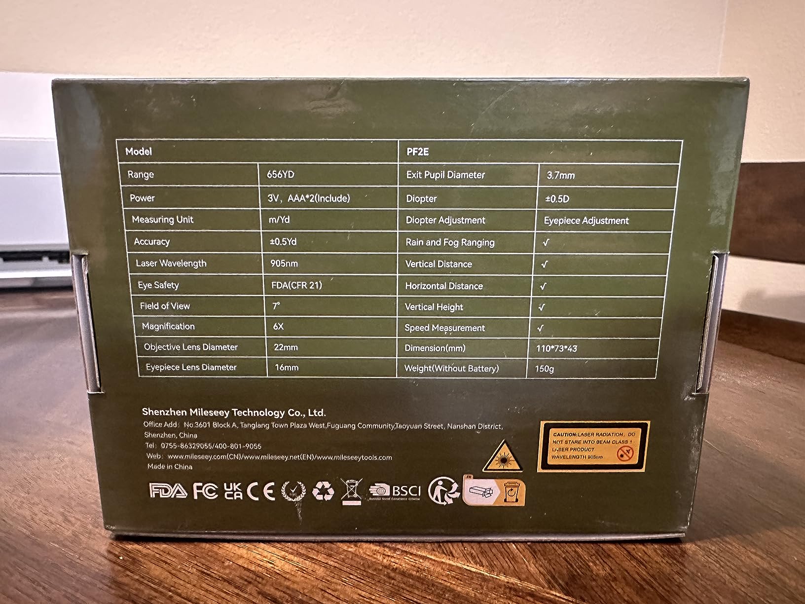 ACPOTEL Precision Hunting Range Finder, ±0.5yd Accuracy, 656/1200Yd Range, 6X Magnification, Rain & Fog Mode, 0.3s Instant Measurement | Lightweight Laser Range Finder for Hunting & Durable customer photo 1