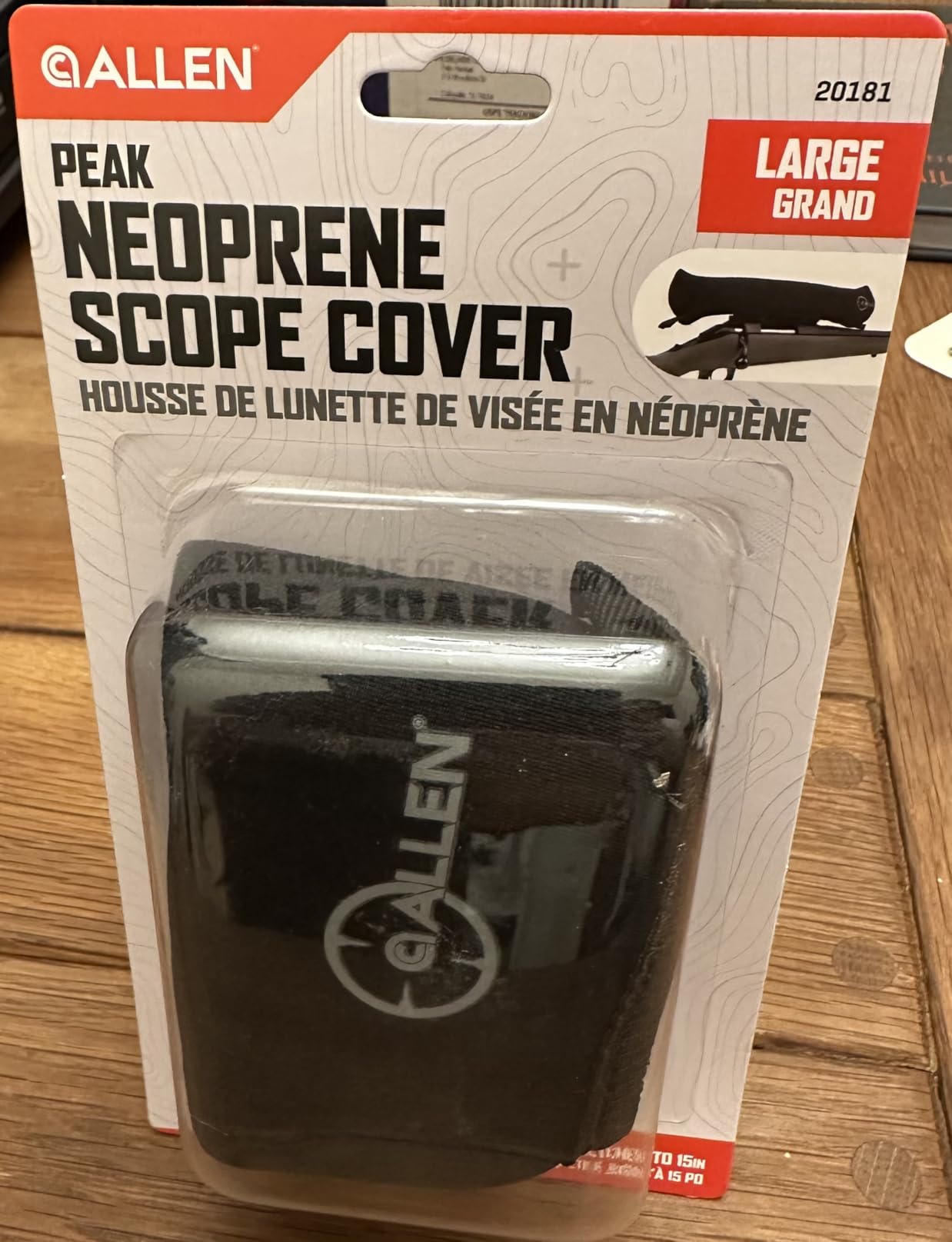Allen Company Peak Neoprene Scope Cover - Durable Neoprene Optics Sleeve - Fits Medium (12