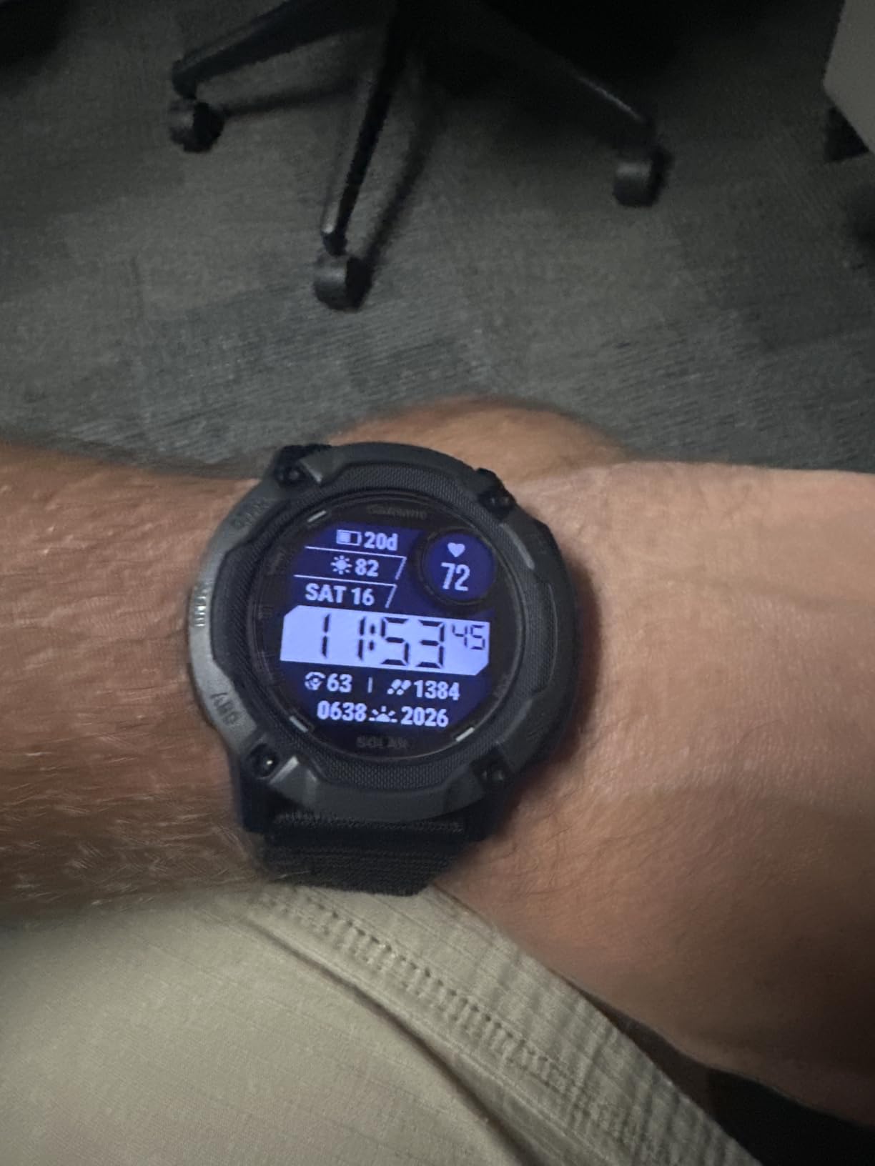 Garmin Instinct 2X Solar Tactical, Rugged Outdoor Smartwatch, 50mm, Black customer photo 2