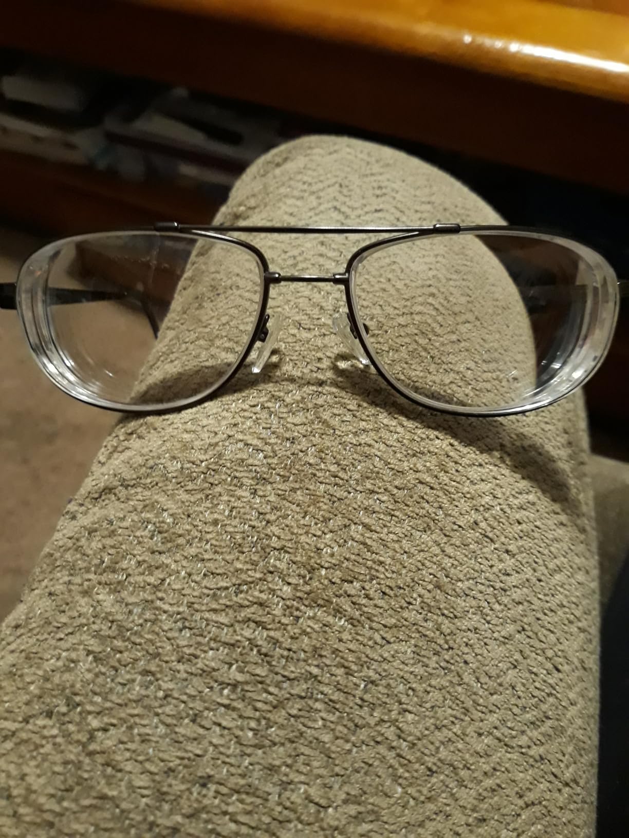 BLUE CUT Clip on Polarized Night Vision, Driving Sunglasses UV 400 Blocker To Wear Over Prescription Glasses customer photo 1