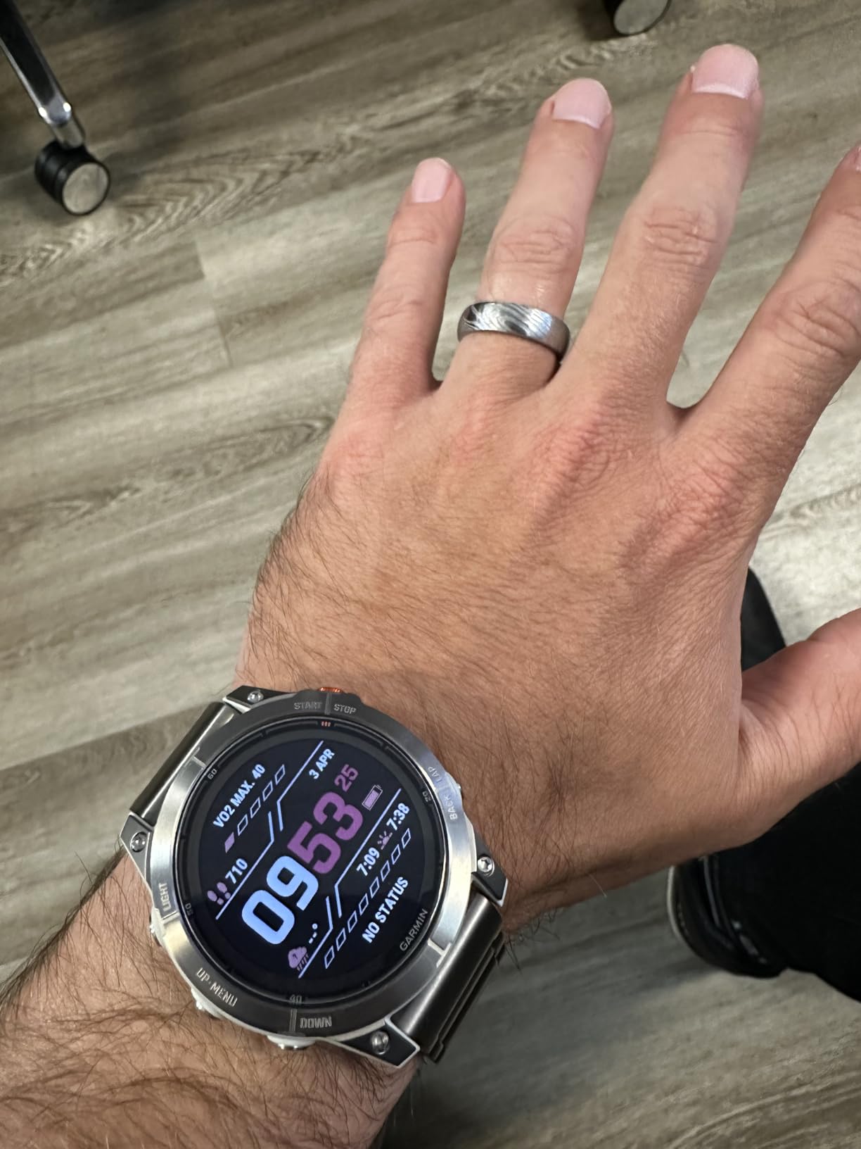Garmin fenix 7X Pro Sapphire Solar, Multisport GPS Smartwatch, Built-in Flashlight, Solar Charging Capability, Black customer photo 2