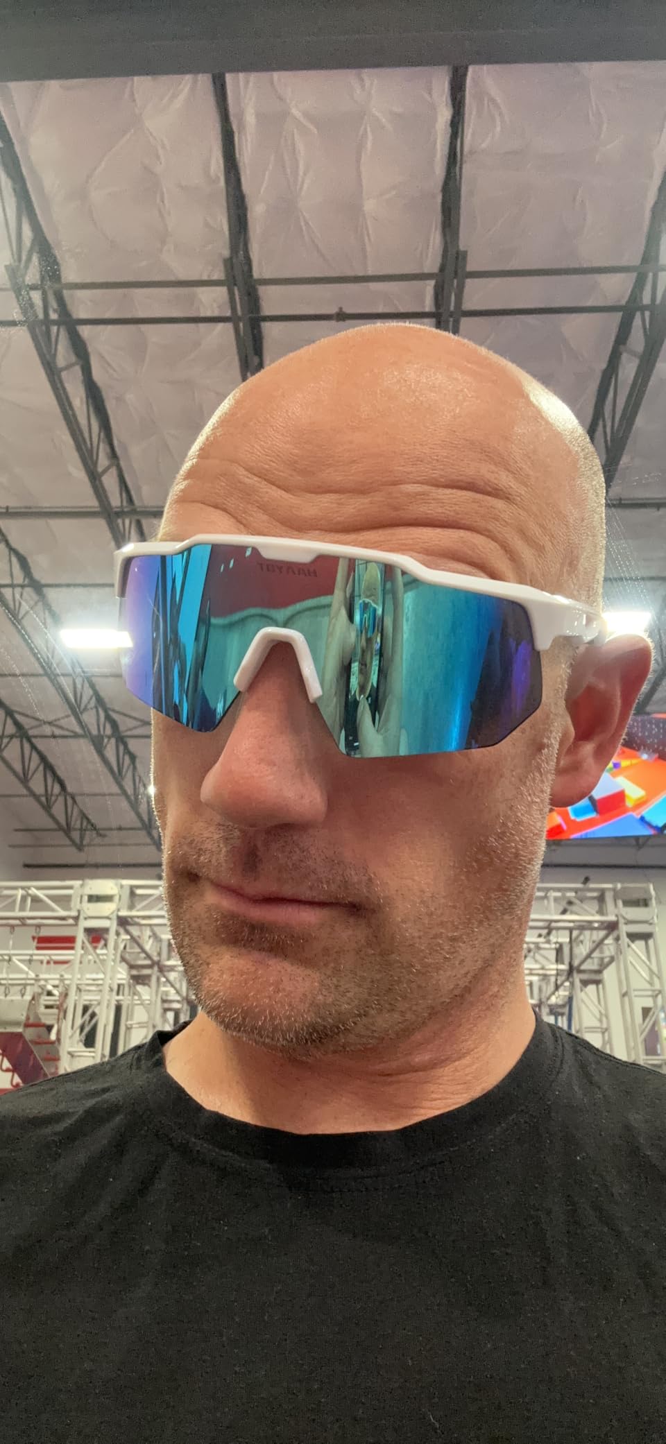 HAAYOT Sports Sunglasses with 5 Interchangeable Lenses for Men and Women | UV400 Glasses with a Polarized Black Lens and Lightweight TR90 Frame, Ideal for Baseball, Running, Cycling and Softball customer photo 2