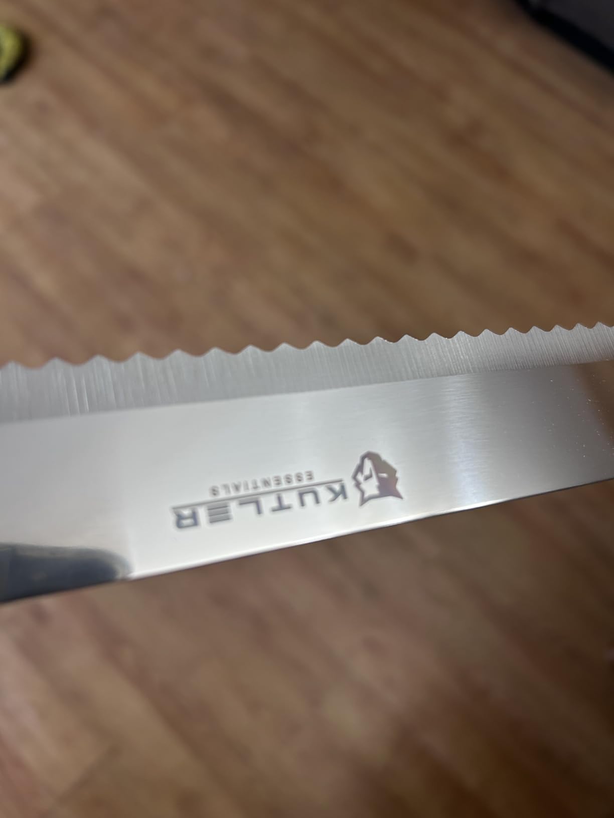 KUTLER Professional 12-Inch Bread Knife and Cake Slicer with Serrated Edge - Ultra-Sharp Stainless Steel Cutlery customer photo 1
