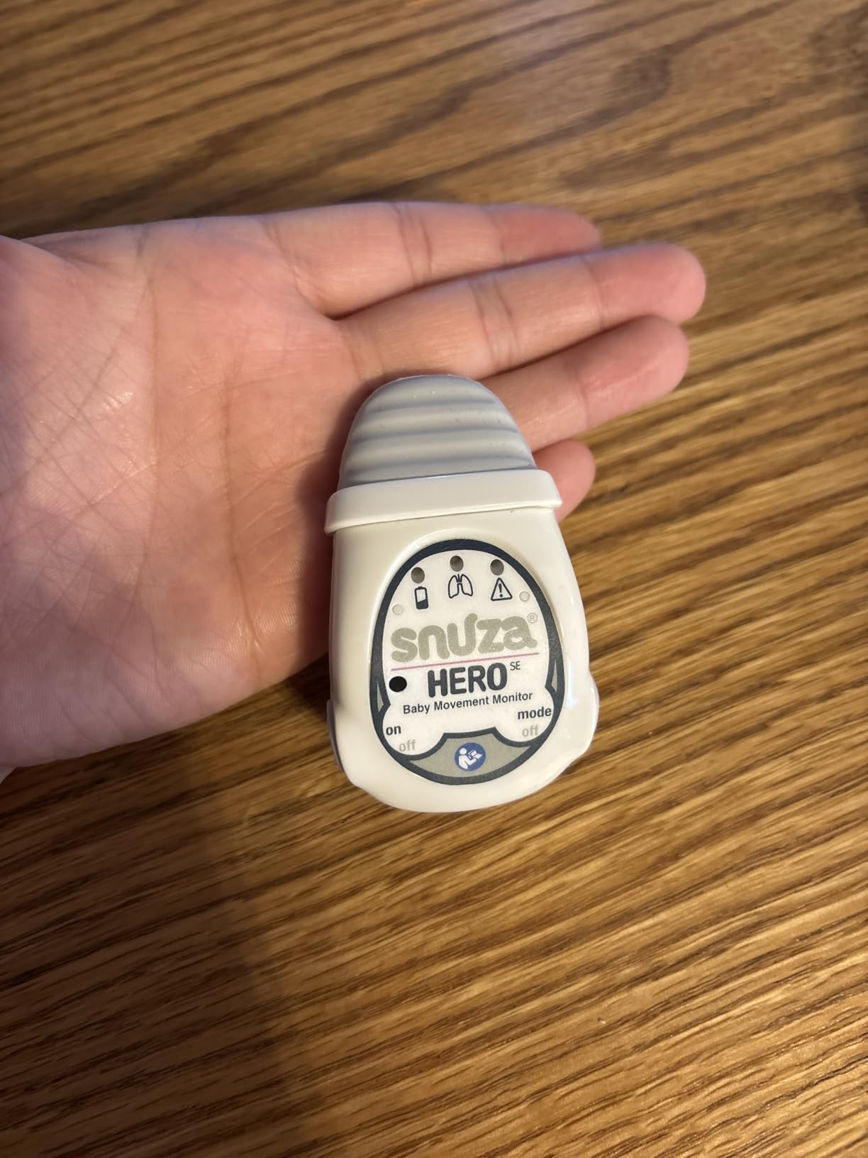 Snuza Hero Baby Movement Monitor with Patented Sensor Technology for Reliable Movement Monitoring and Alerts. No WiFi, Cords, or Sensor Pads, Portable and Easy to Set Up and Use. customer photo 1