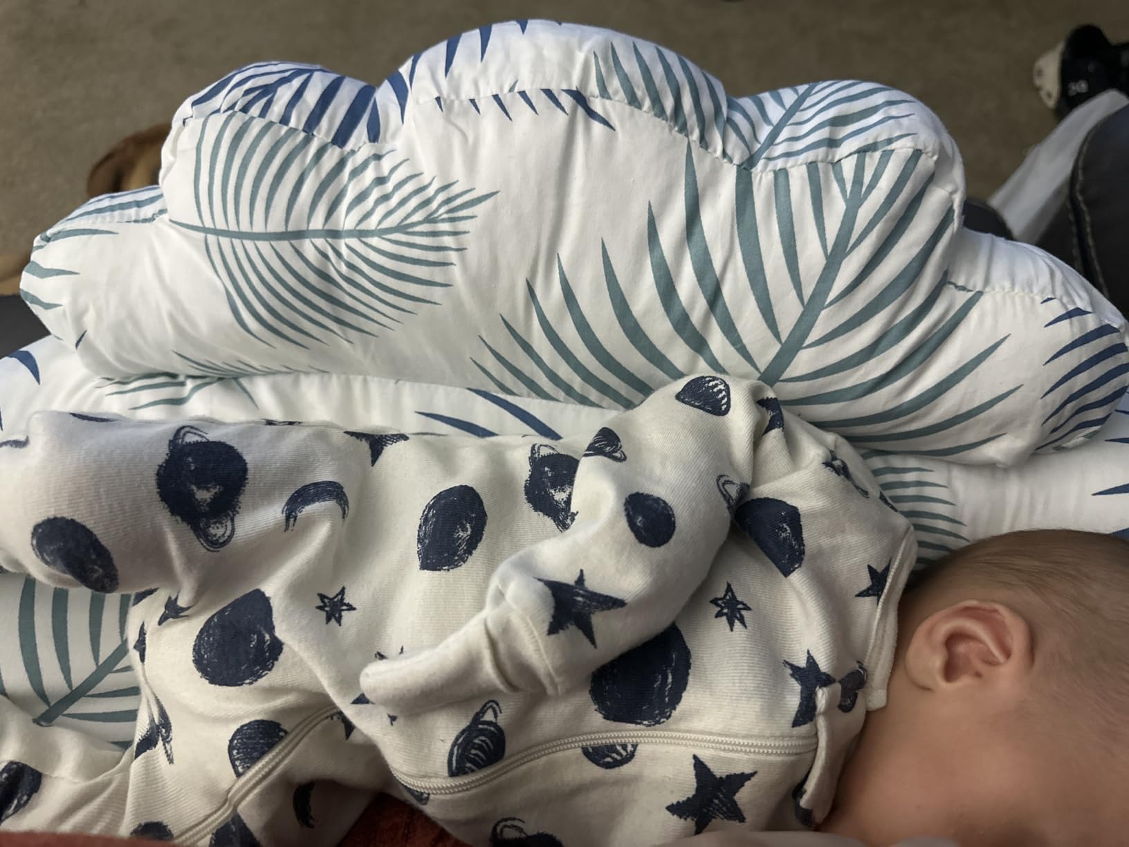 PILLANI Nursing Pillow for Breastfeeding, Breastfeeding Pillows for Mom Support & Baby Comfort, Removable Cotton Cover, w/Adjustable Waist Strap, Newborn Essentials Must Haves, Baby Registry Search customer photo 2