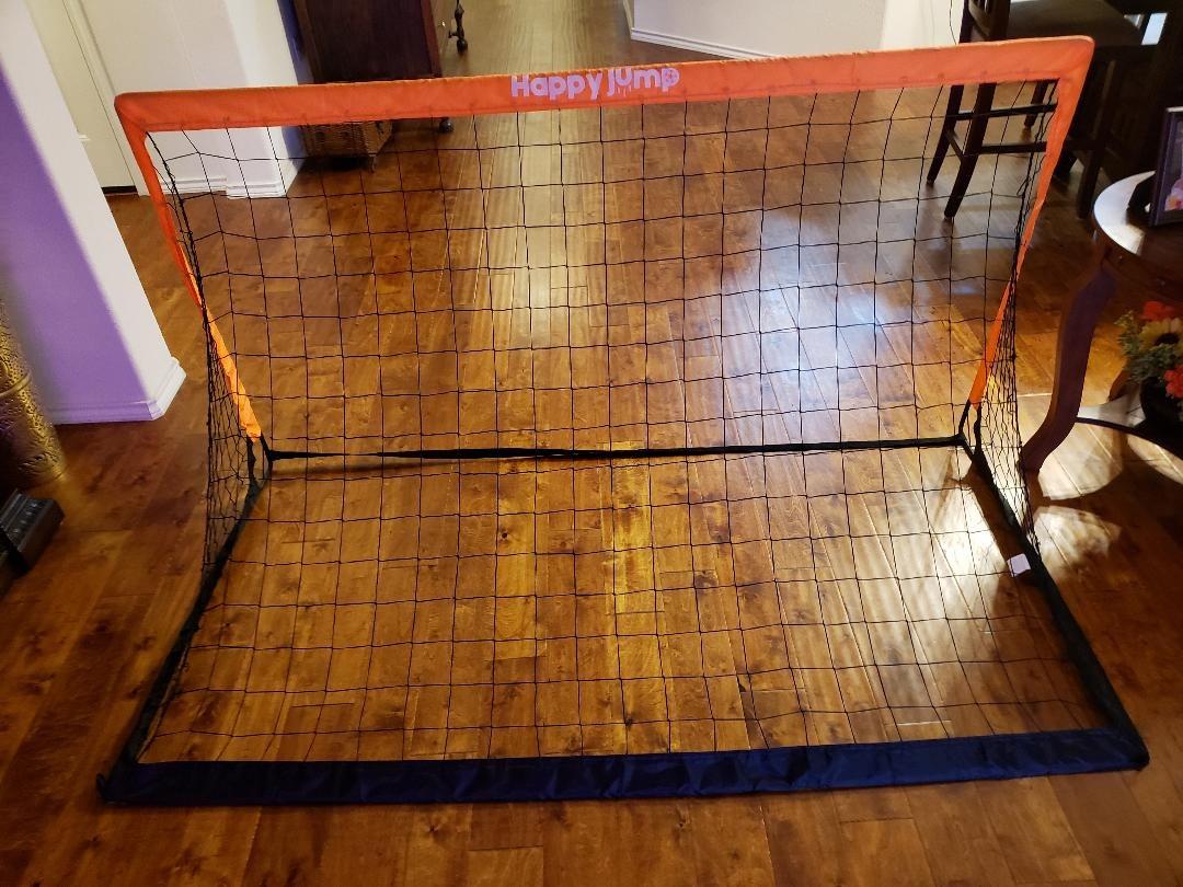 Happy Jump Kids Backyard Soccer Goals 7x5 & 5x3.6 FT, Portable Outdoor Play customer photo 1