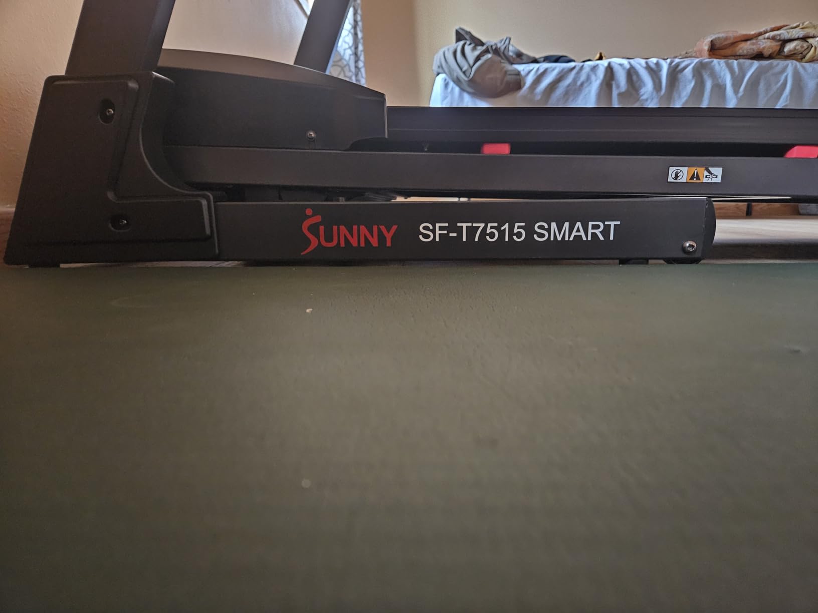 Sunny Health & Fitness Smart Wi-Fi Treadmill with Auto Incline customer photo 2