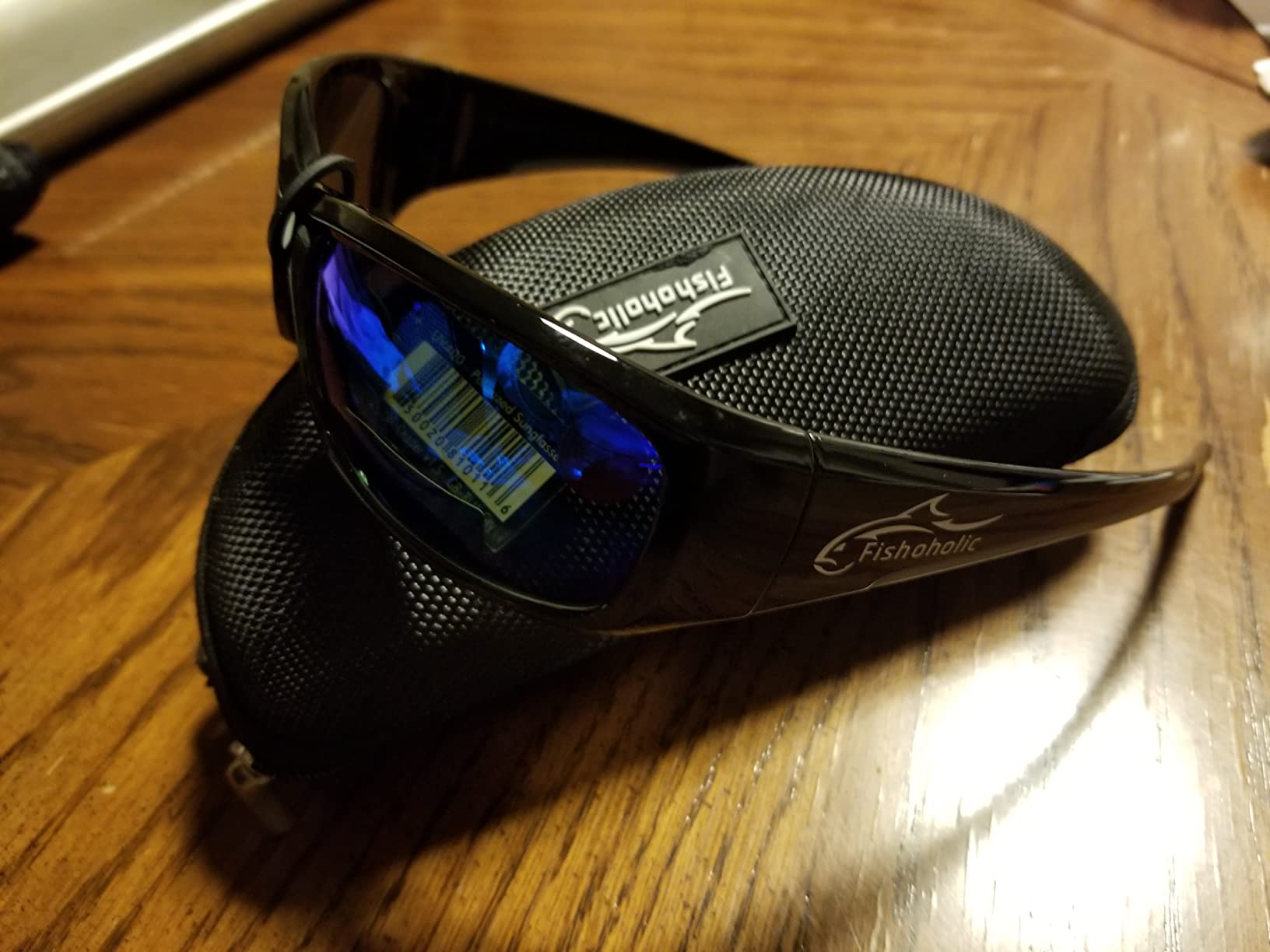 Fishoholic Polarized Bi-Focal Fishing Sunglasses - with 1.5x, 2.0x or 2.5x | Stop Changing Glasses to Tie-on Lures, 3 Magnification Options, UV400 Sun Protection customer photo 1