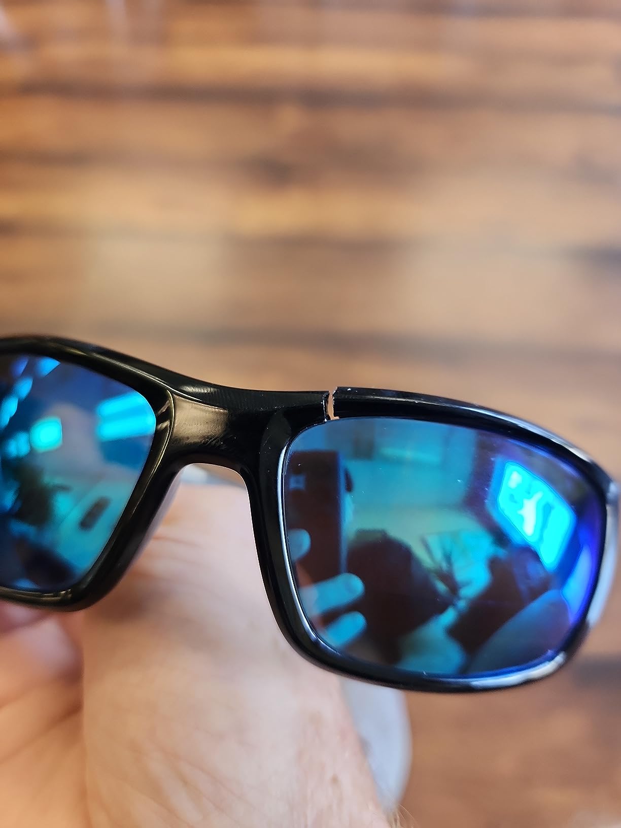 Fishoholic Polarized Bi-Focal Fishing Sunglasses - with 1.5x, 2.0x or 2.5x | Stop Changing Glasses to Tie-on Lures, 3 Magnification Options, UV400 Sun Protection customer photo 2