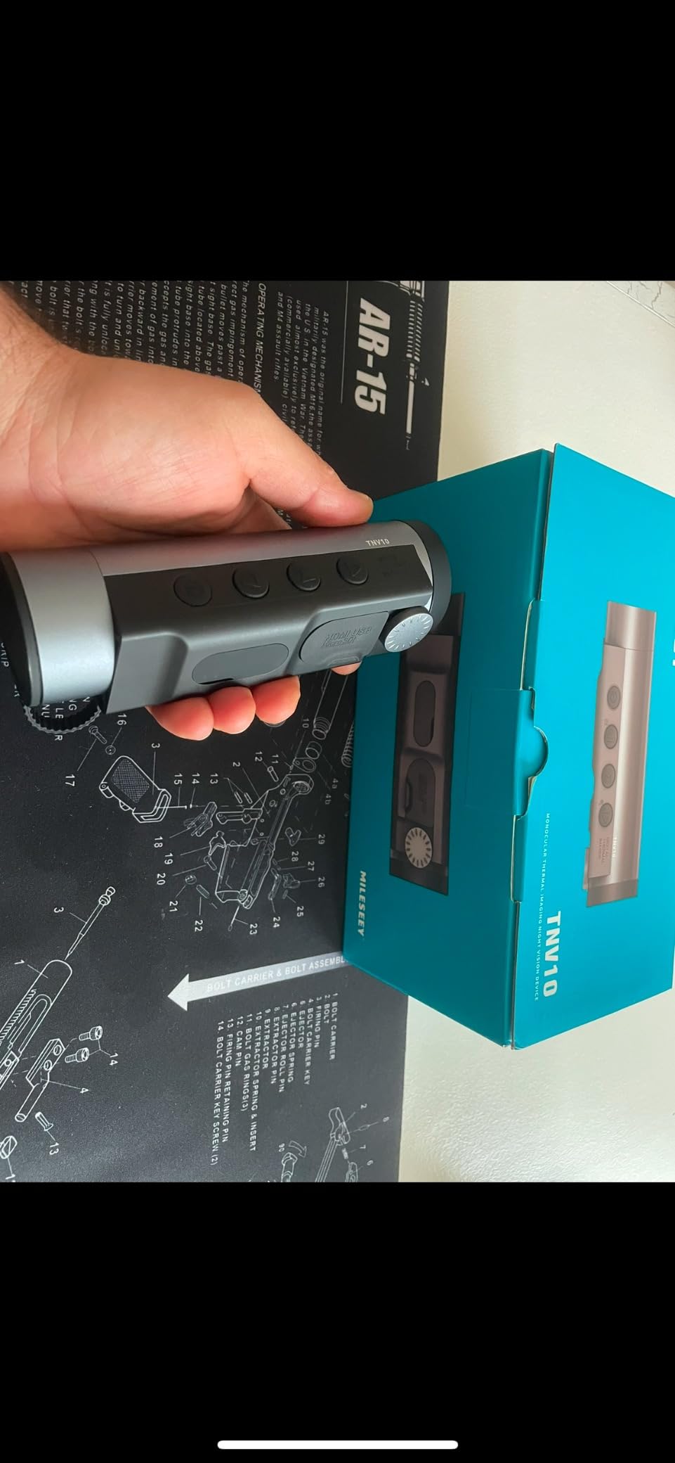 MiLESEEY Thermal Monocular T-Recon Scout, TNV10 Aircraft Mg-Al Alloy Thermal Monocular, Handheld Thermal Imaging, Night Vision Imager customer photo 1
