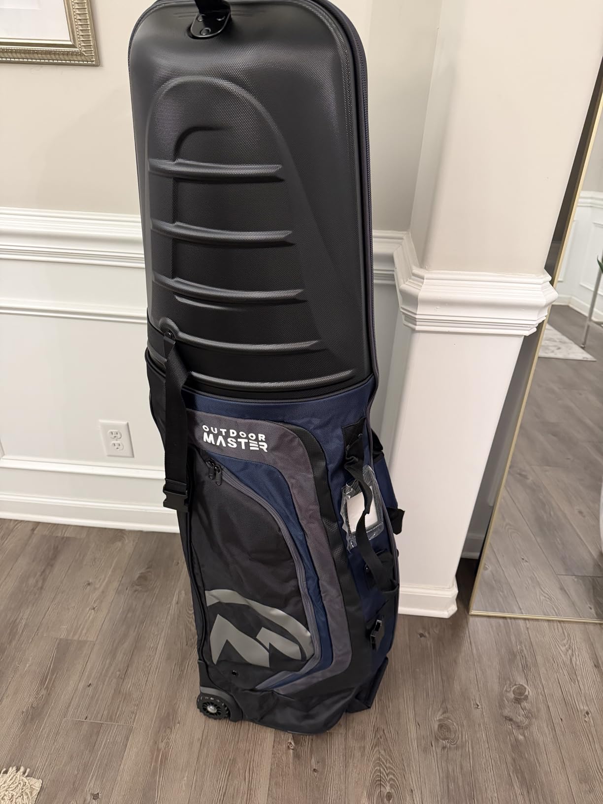 OutdoorMaster Golf Travel Bags for Airlines with Wheels and Hard Case Top customer photo 1