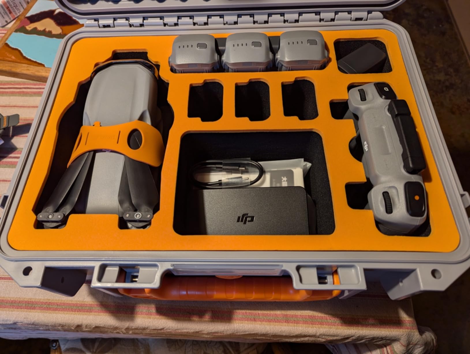 Hard Case for DJI Air 3S/3 Drone - Large Carrying Case with Custom Foam customer photo 1