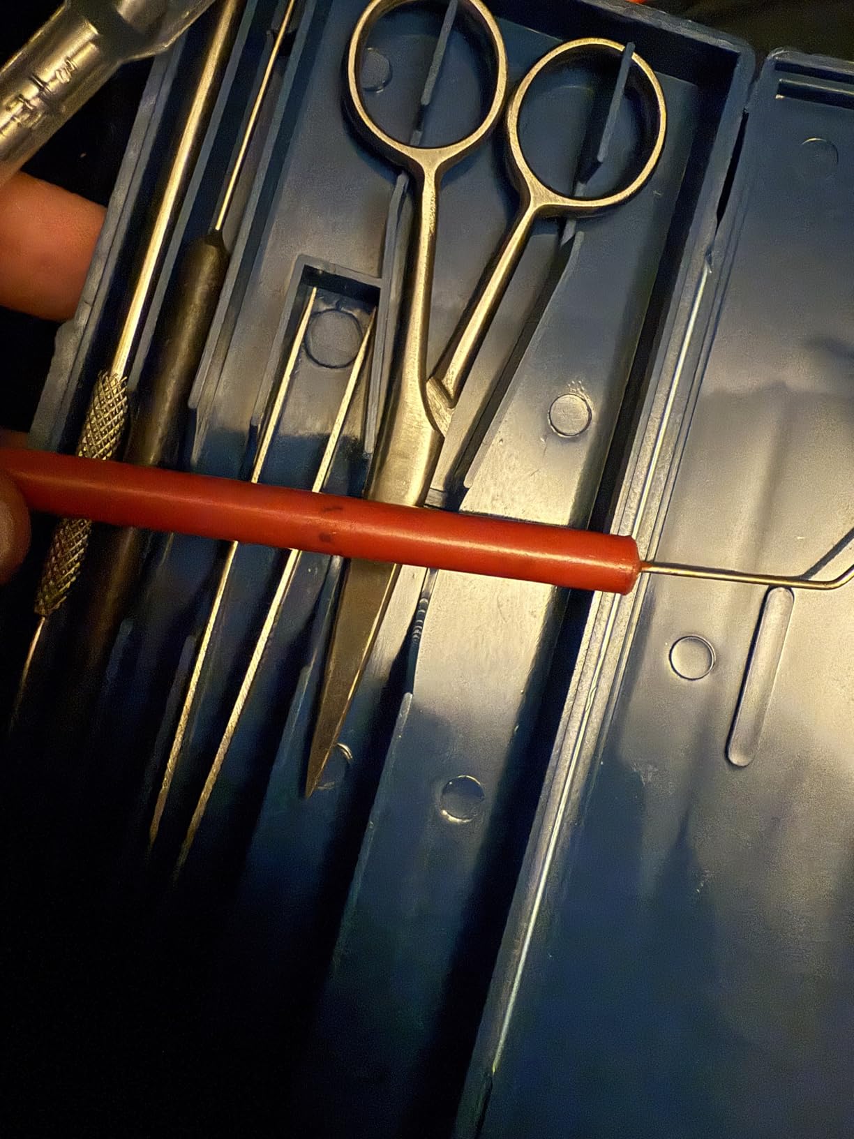 Dissection Kit for Biology Lab & Anatomy - Stainless Steel Scalpel Knife Set for Medical & Veterinary Students, KIT1023-7 Pcs customer photo 1