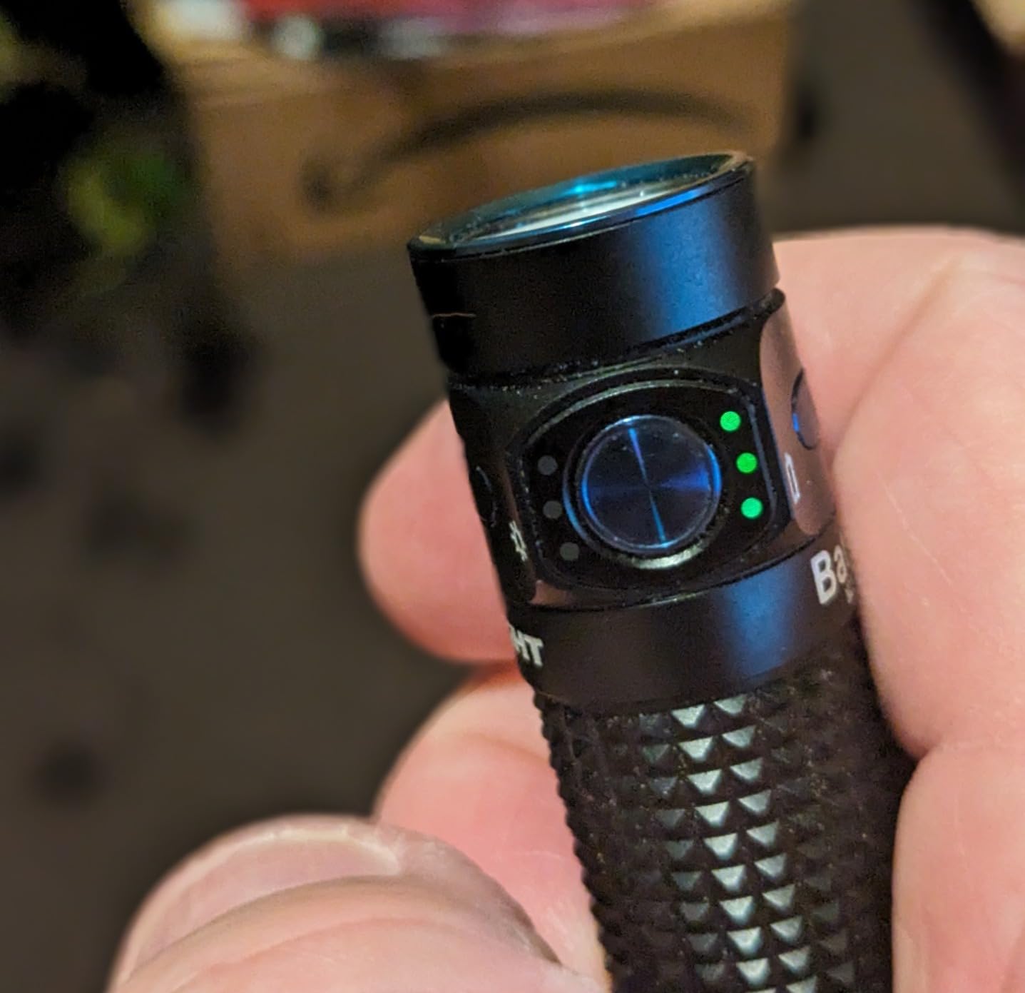 OLIGHT Baton4 Rechargeable EDC Flashlight, Bright Small Light OD Green customer photo 2