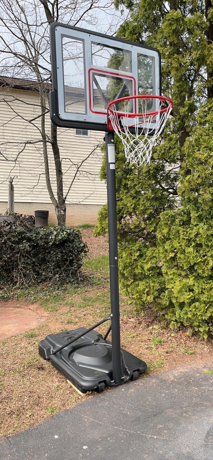 Best Choice Products 10ft Regulation Basketball Hoop, Height Adjustable Outdoor Goal w/Shock Absorbent Rim, Base Gel, 2 Wheels customer photo 1