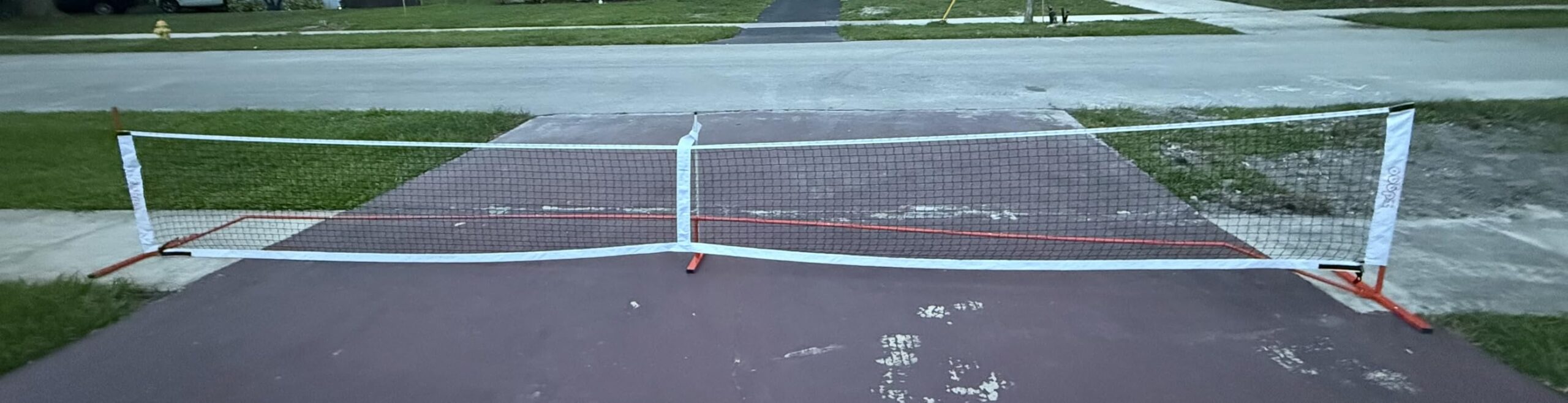 Zdgao Portable Pickleball Net with Pickleballs and Carry Bag for Driveway customer photo 2