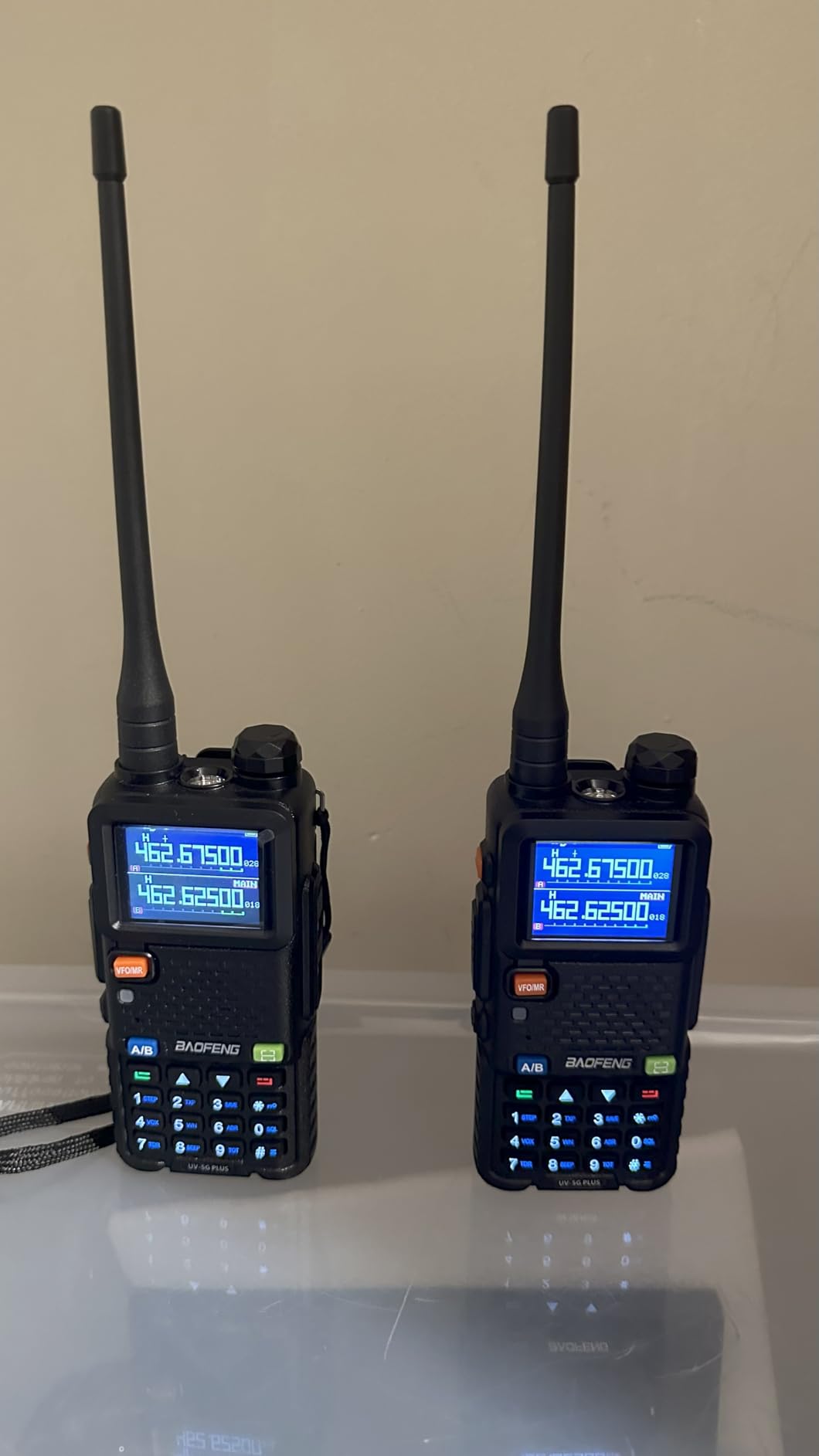 BAOFENG UV-5G Plus GMRS Handheld Radio, 999 CHs Chirp Compatible, 2 Pack | Long Range Repeater Capable, USB-C 2500mAh Rechargeable, for Camping Off-Road Trip, 15.5