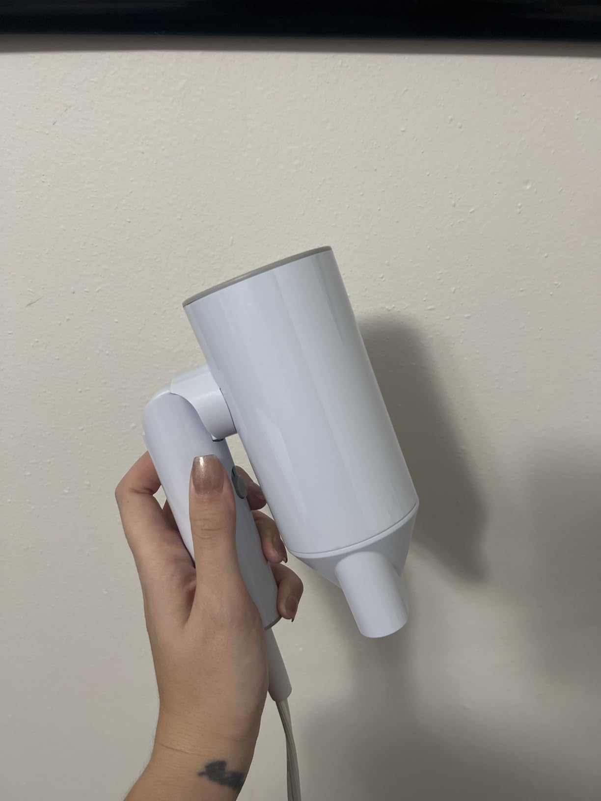 1600W Small Foldable Travel Hair Dryer, White customer photo 1