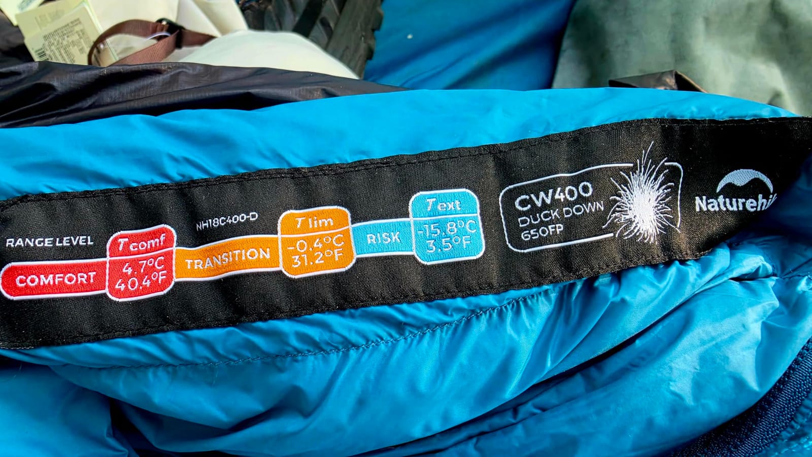 Naturehike Ultralight Down Sleeping Bag, 650FP Backpacking Sleeping Bag for Adults, 40.4℉ Waterproof Sleeping Bags for Camping, Hiking, Traveling with Compression Sack customer photo 1
