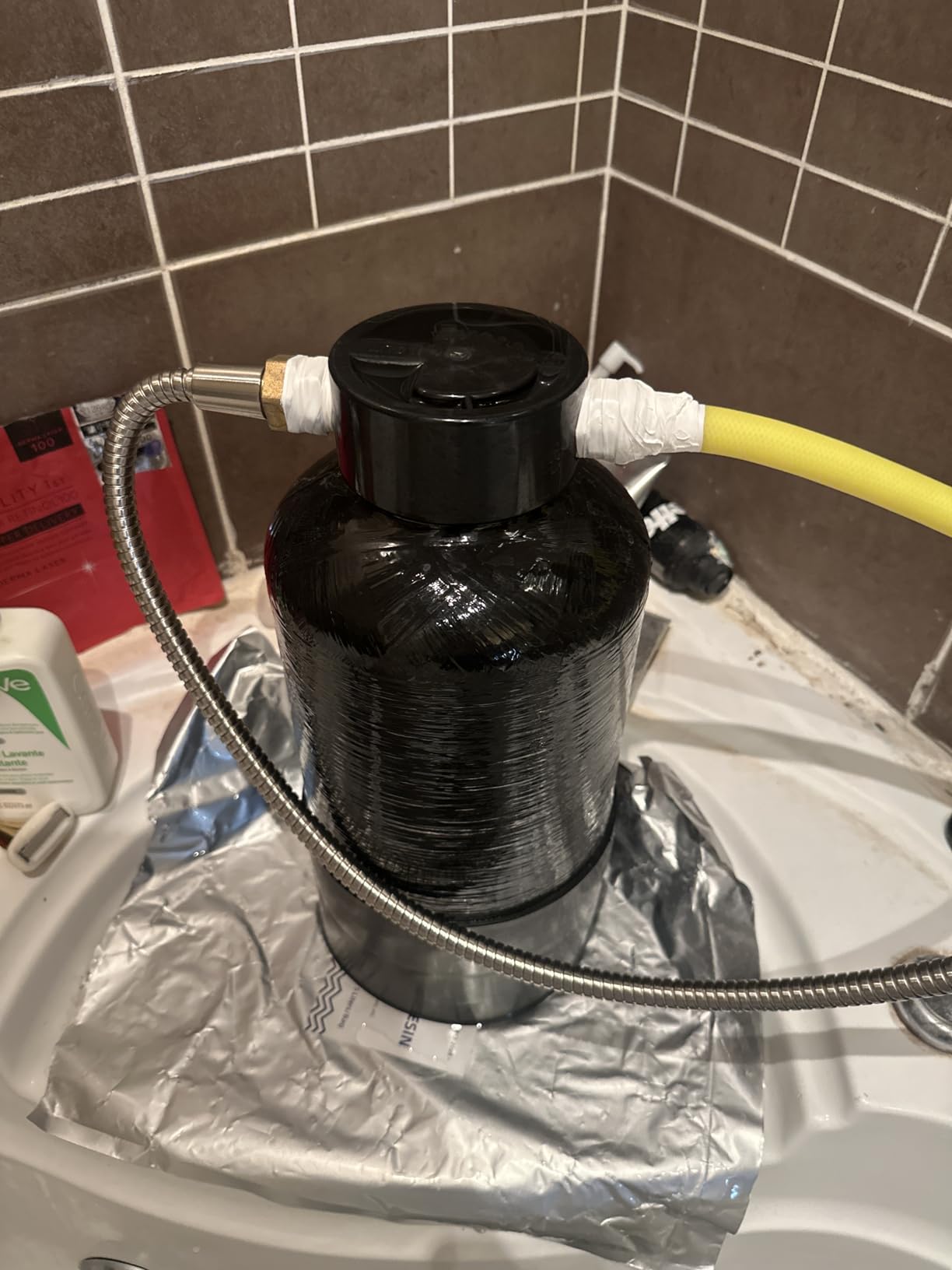 Filterelated RV Water Softener, 16000 Grain Portable, 3/4 Brass Fitting customer photo 2