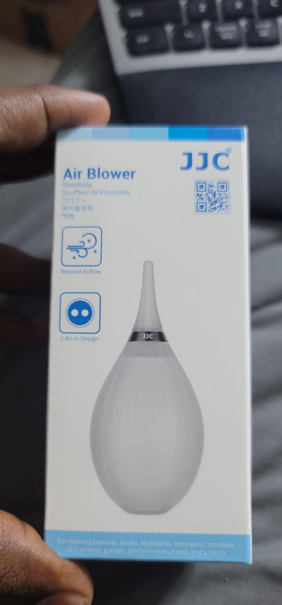 [Upgraded Version] Soft Tip Silicone Camera Dust Blower Lens Air Blower with Cleaning Cloth customer photo 1