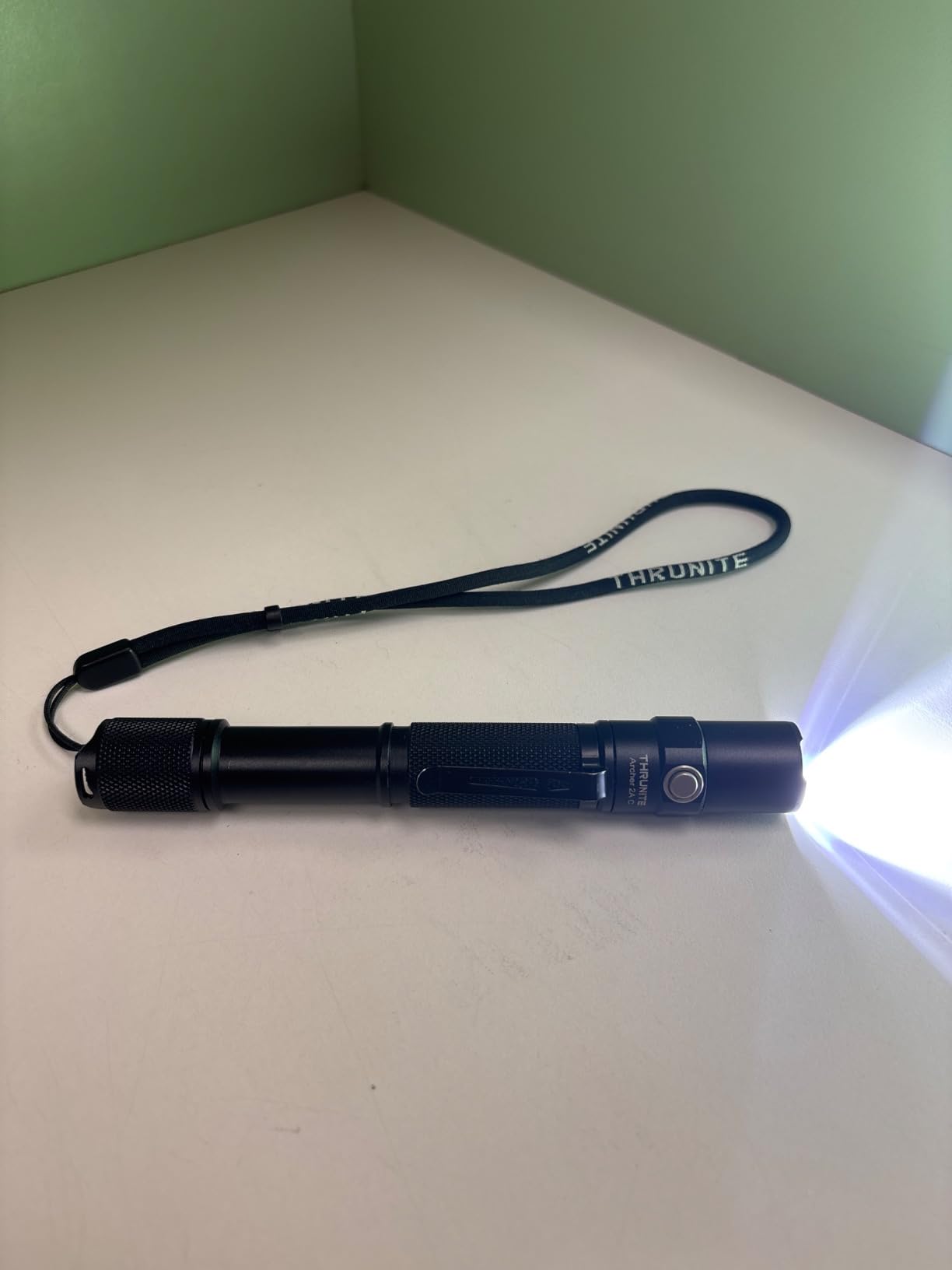 ThruNite Archer 2A C LED Rechargeable Flashlight, High 1000 Lumens AA Flashlight with USB-C, Dual Switch Bright Flashlights for Power Outage, Home Emergency, Camping, IPX8 Waterproof - Cool White customer photo 2