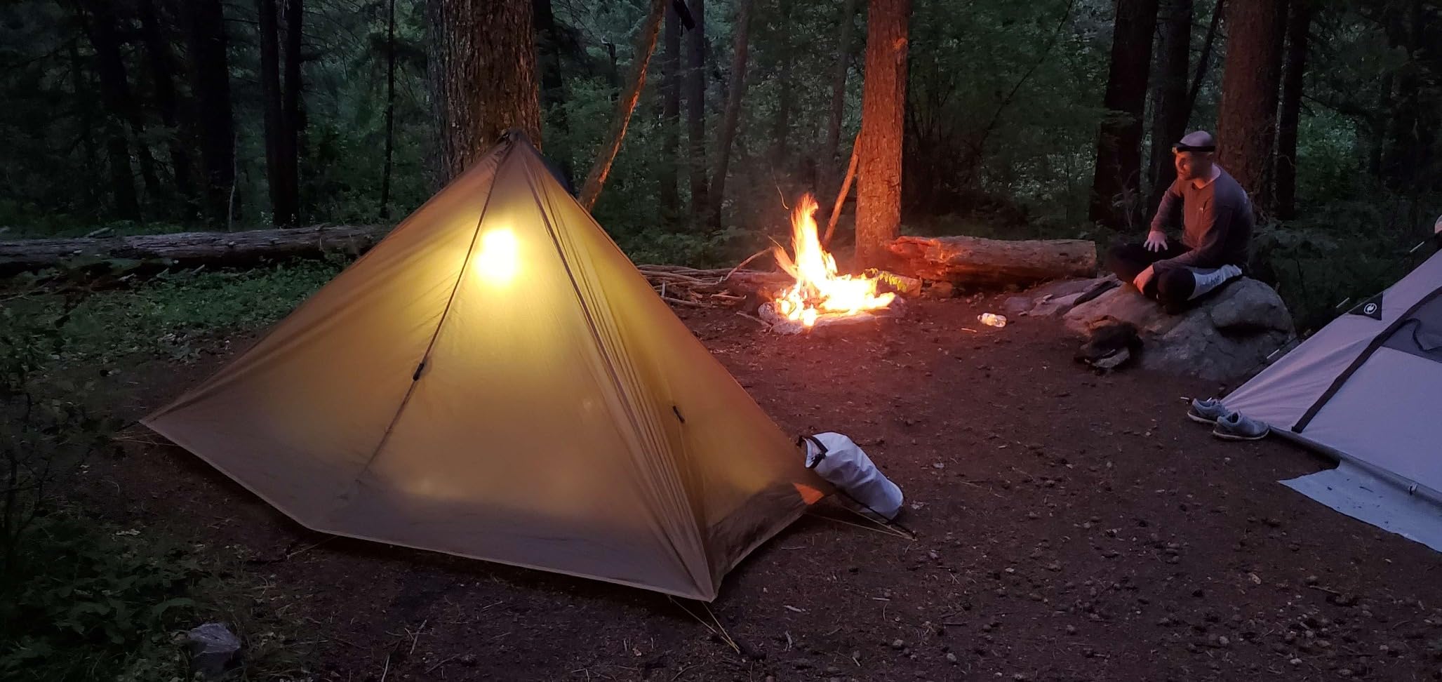 LANSHAN Ultralight Waterproof 1-2 Person Backpacking Tent customer photo 2