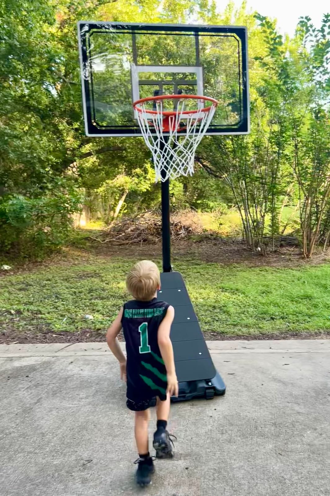 Skytime Basketball Hoop, 44&47IN Portable Basketball Hoop Outdoor customer photo 2