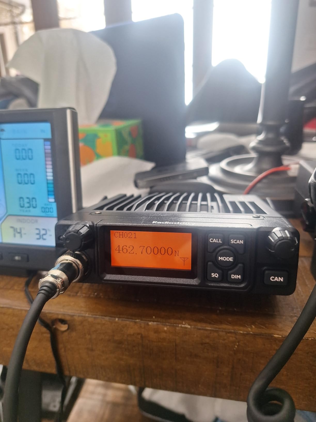 Radioddity DB40-G GMRS Mobile Radio 40W, Dual Display, 199 Channels | Long Range Repeater Capable, VOX, UHF Receiver, Intuitive Microphone for Off-Roading, Road Trips, Vehicle Use customer photo 2
