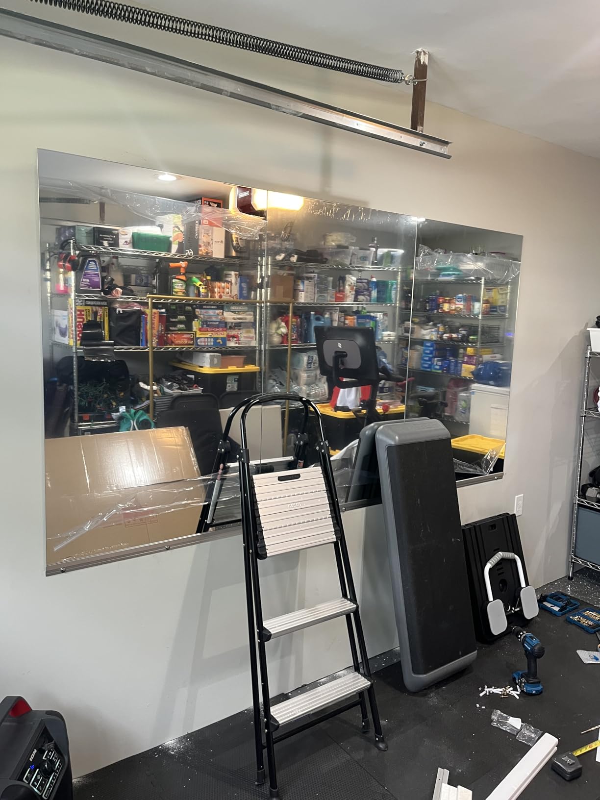 pertetey 56 x 16 in Home Gym Mirrors, Frameless, 2-Pack customer photo 1