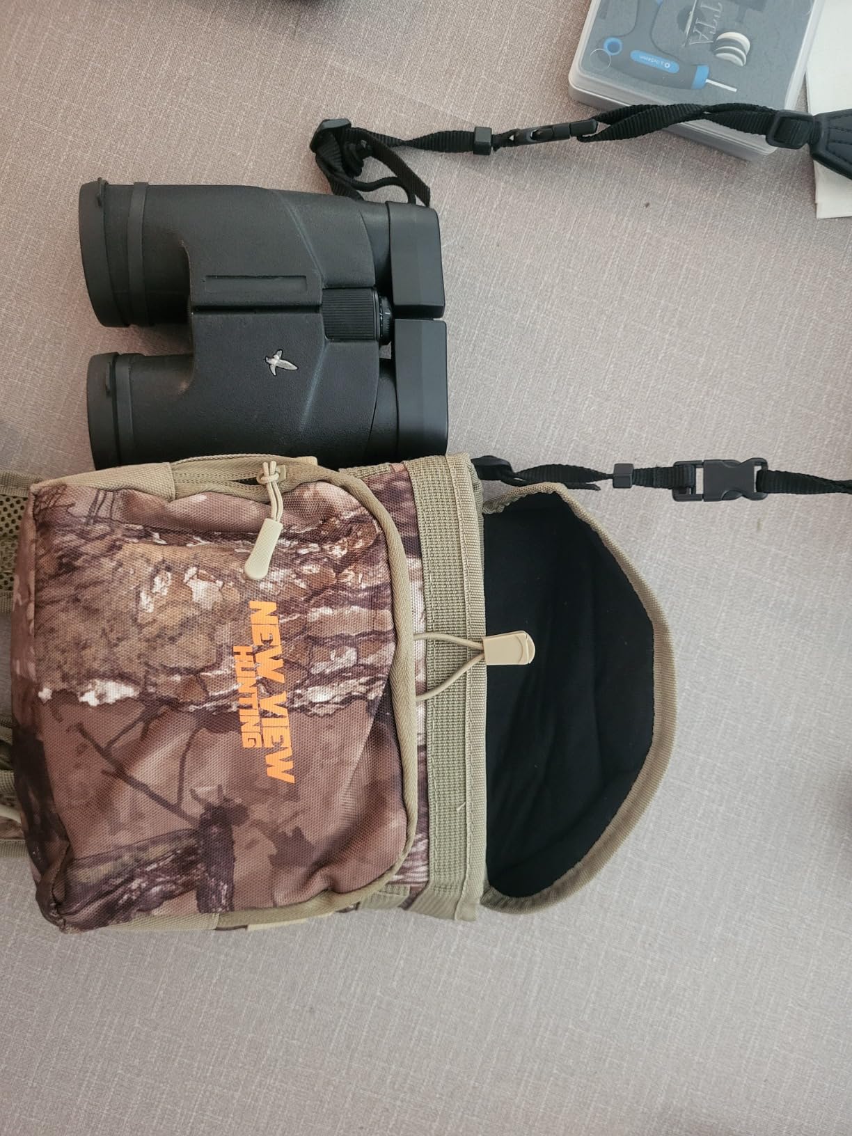 NEW VIEW CamoRanger Binocular Harness Chest Pack, Ripstop Bino Harness with Rangefinder Pouch and Rain Cover for Hunting customer photo 2